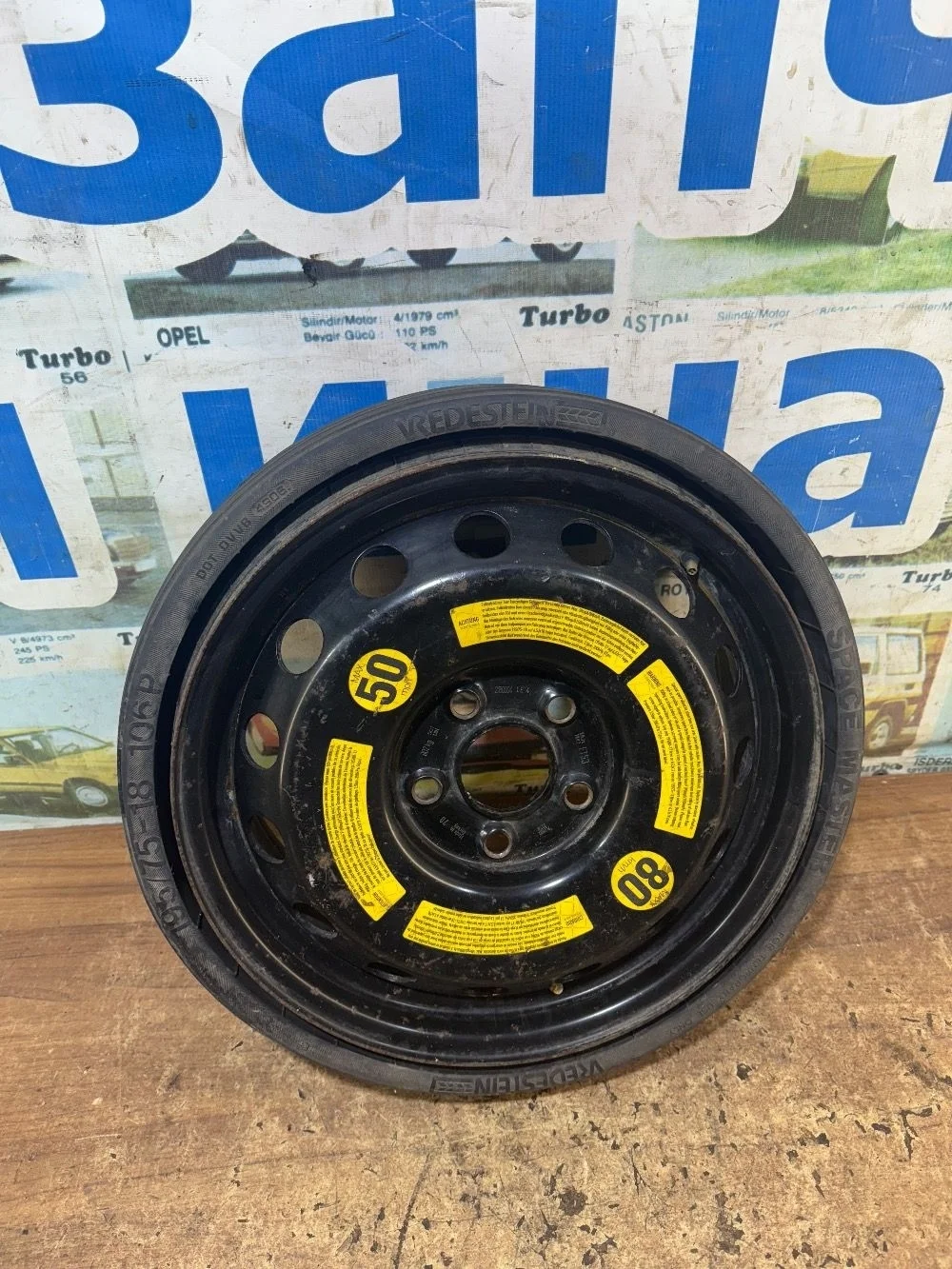 Колесо запасное штатное R18 Порше Кайен 1 пок