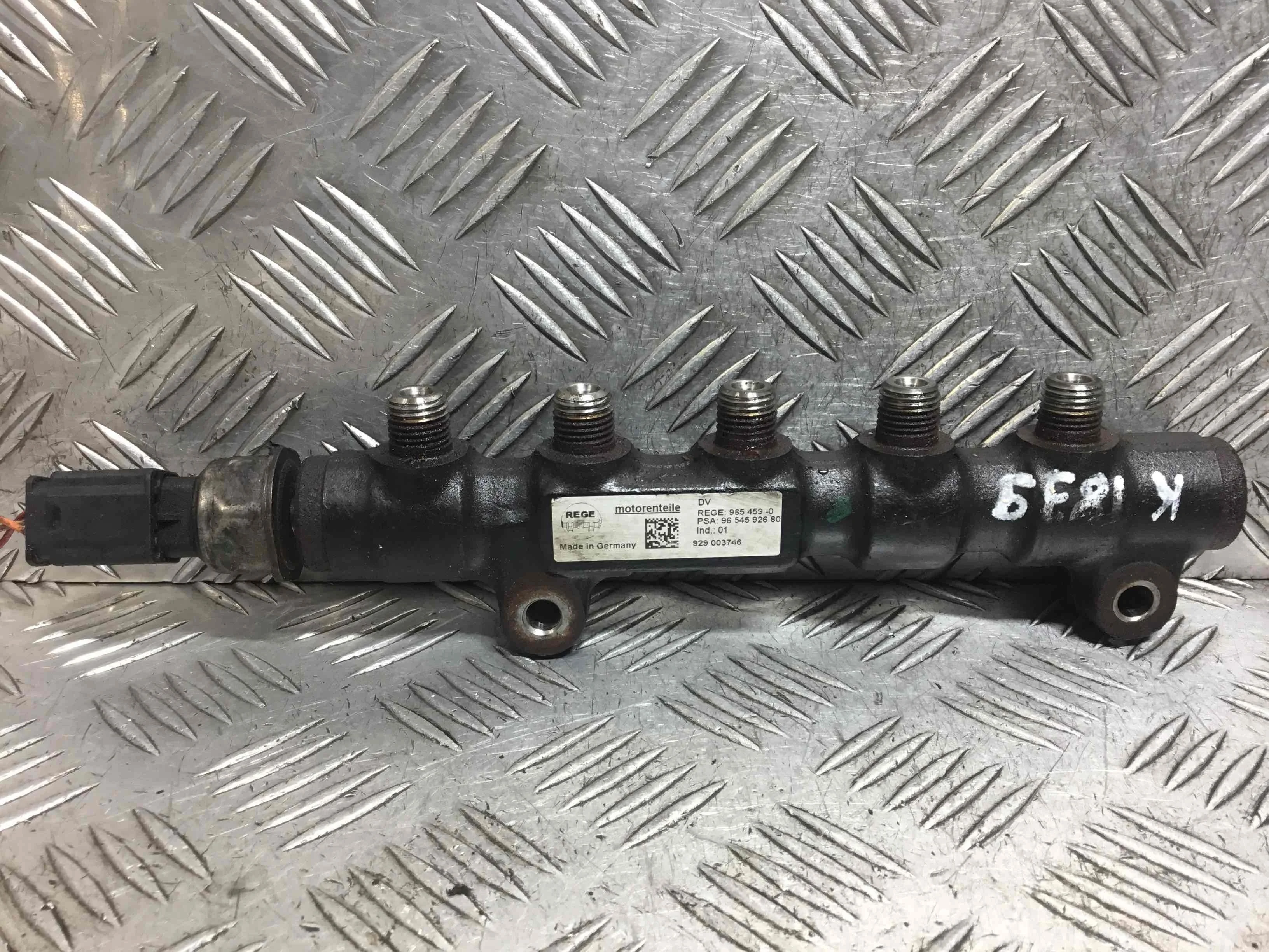 Топливная рампа Citroen C4 Picasso C4 Picasso (UD) 2006 - 2013 дизель 1.6 HDI Механика Минивэн