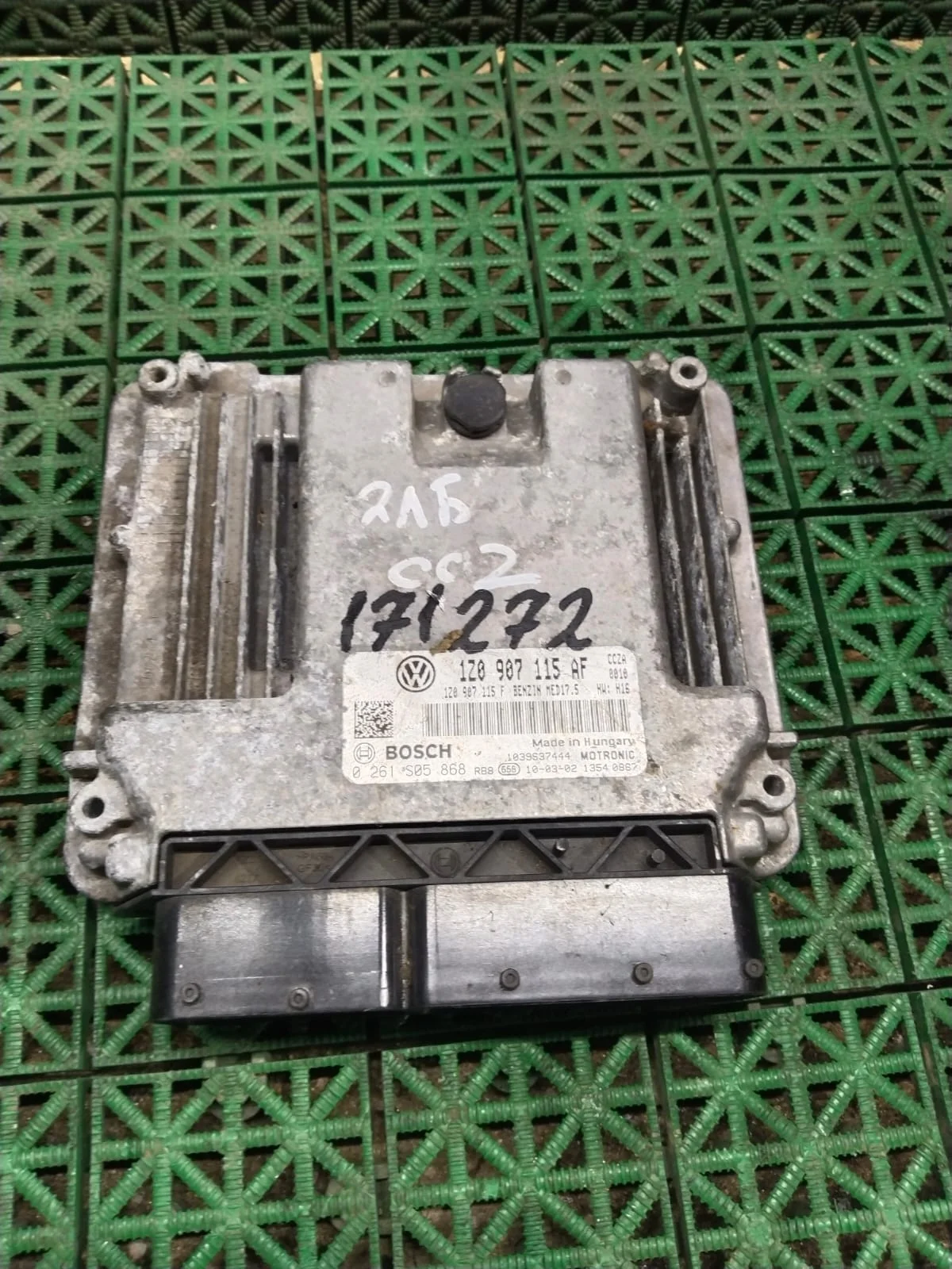 Блок управления двигателя ДВС ЭБУ SKODA OCTAVIA 1Z CCZA 2,0 1Z0907115AF б/у OCTAVIA 1Z(2004-2012)