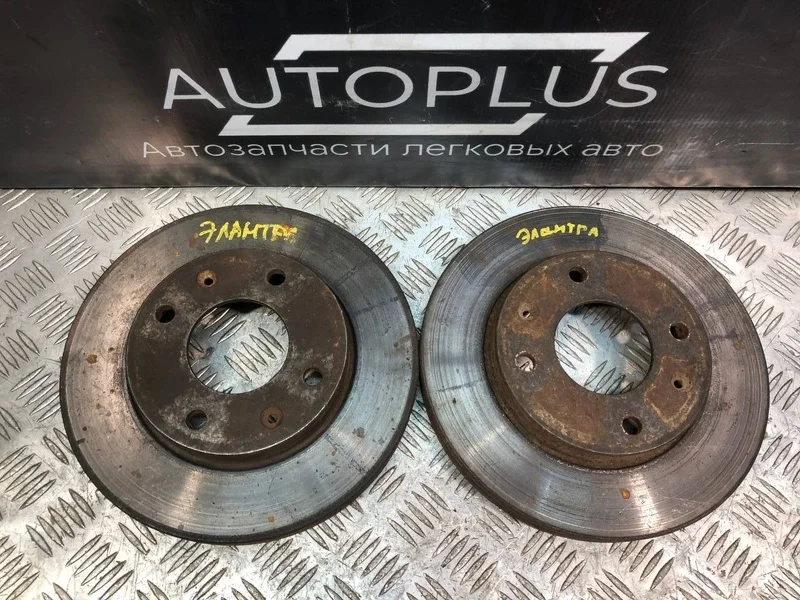 Диски тормозные Hyundai Elantra 3 2005 517122D310 XD G4ED, передние