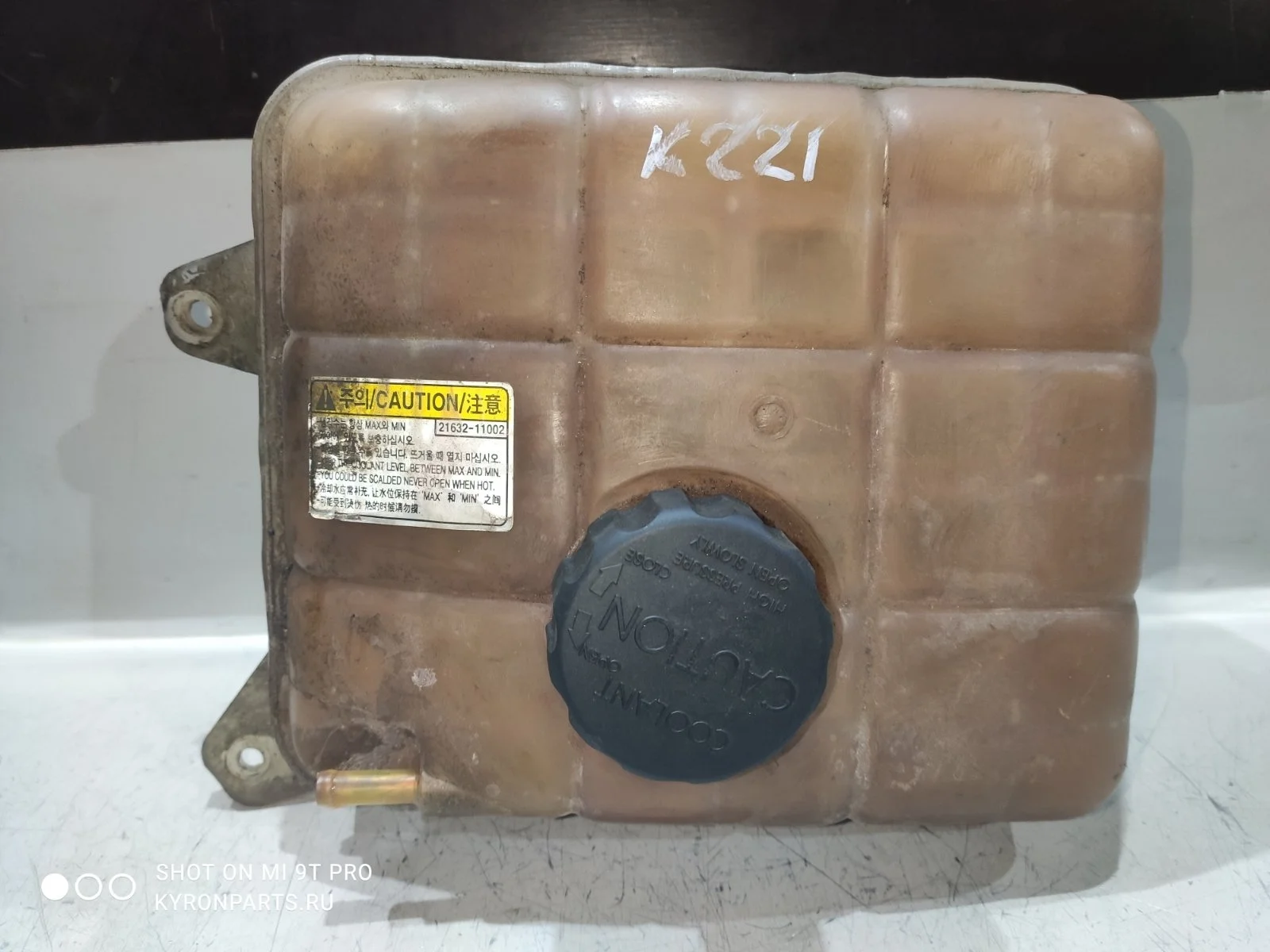 Бачок расширительный SsangYong Kyron 2007 D100