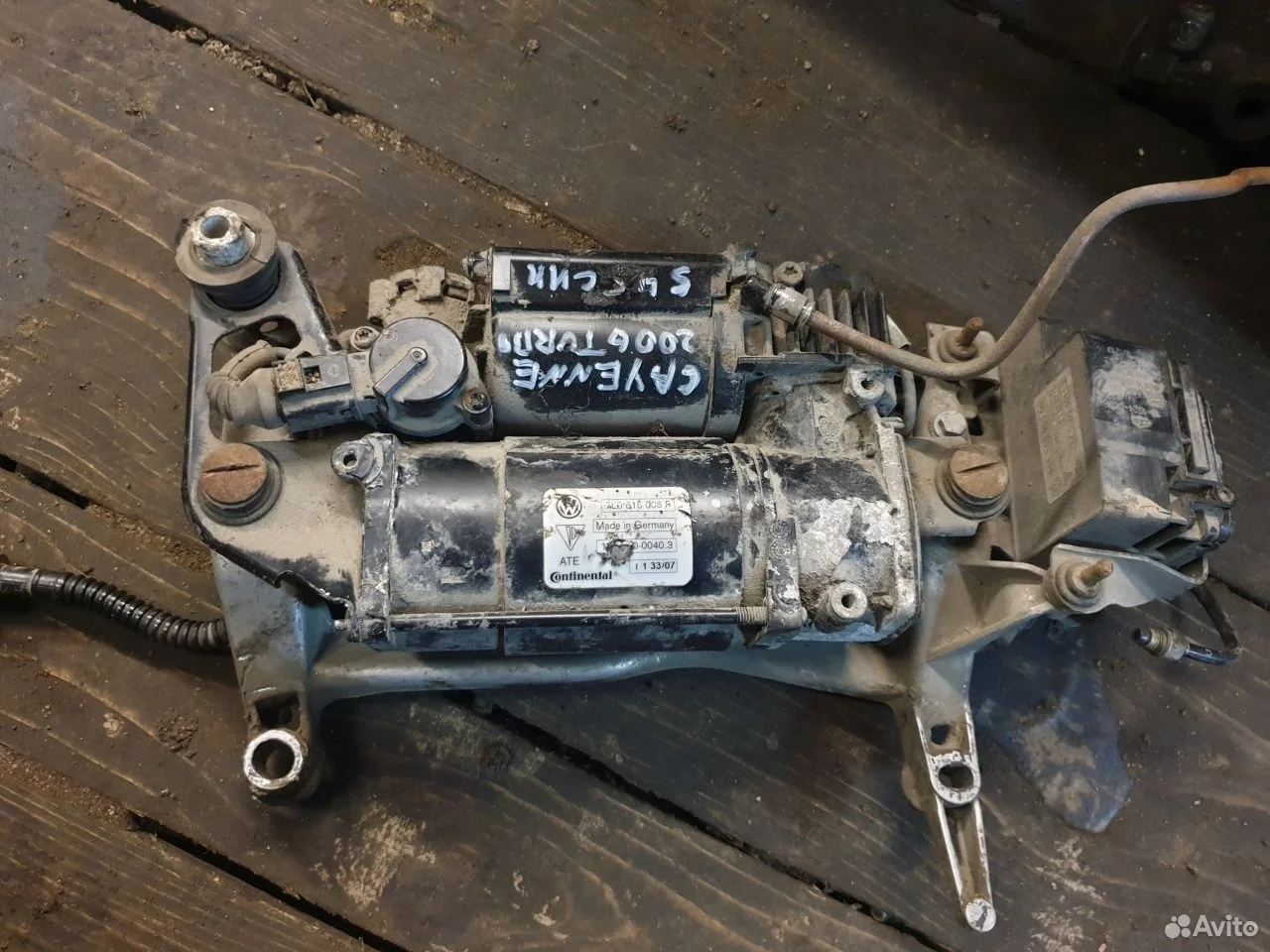 Насос компрессор пневмоподвески vw touareg cayenne
