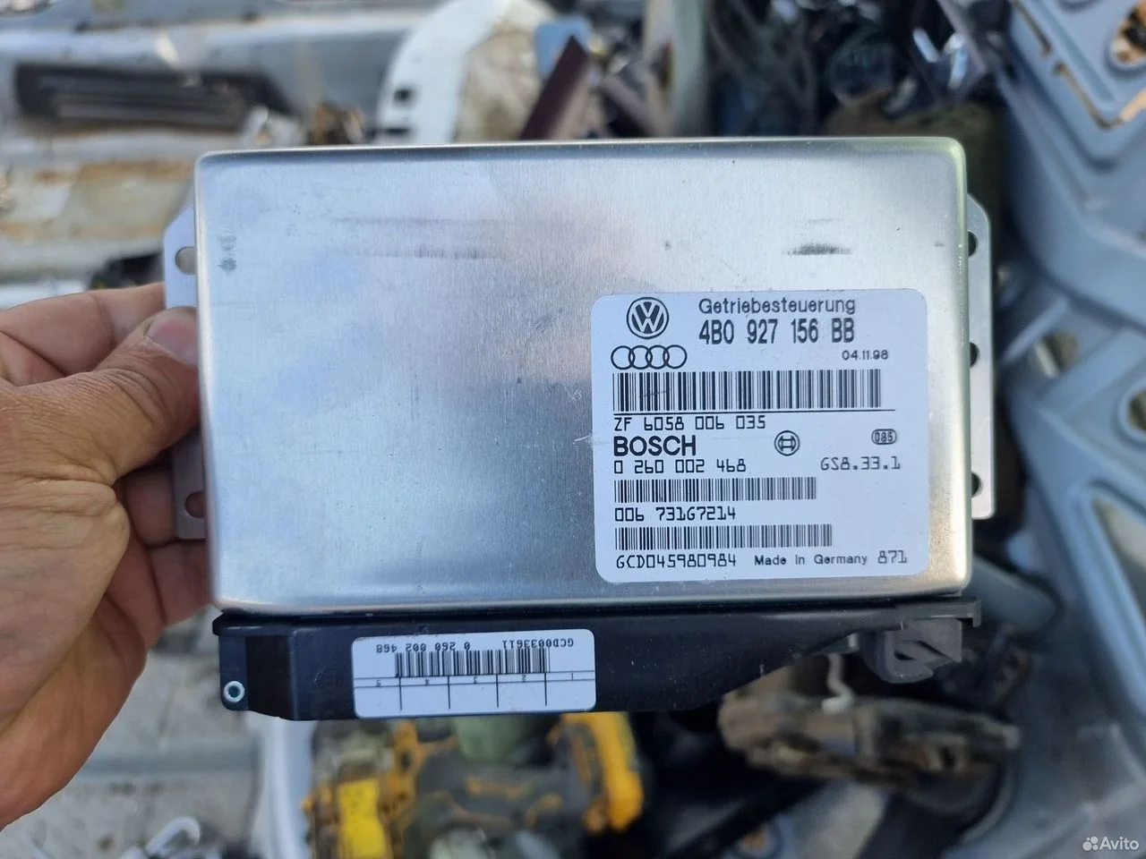 Блок управления акпп 4b0927156bb audi a6 c5 2.4