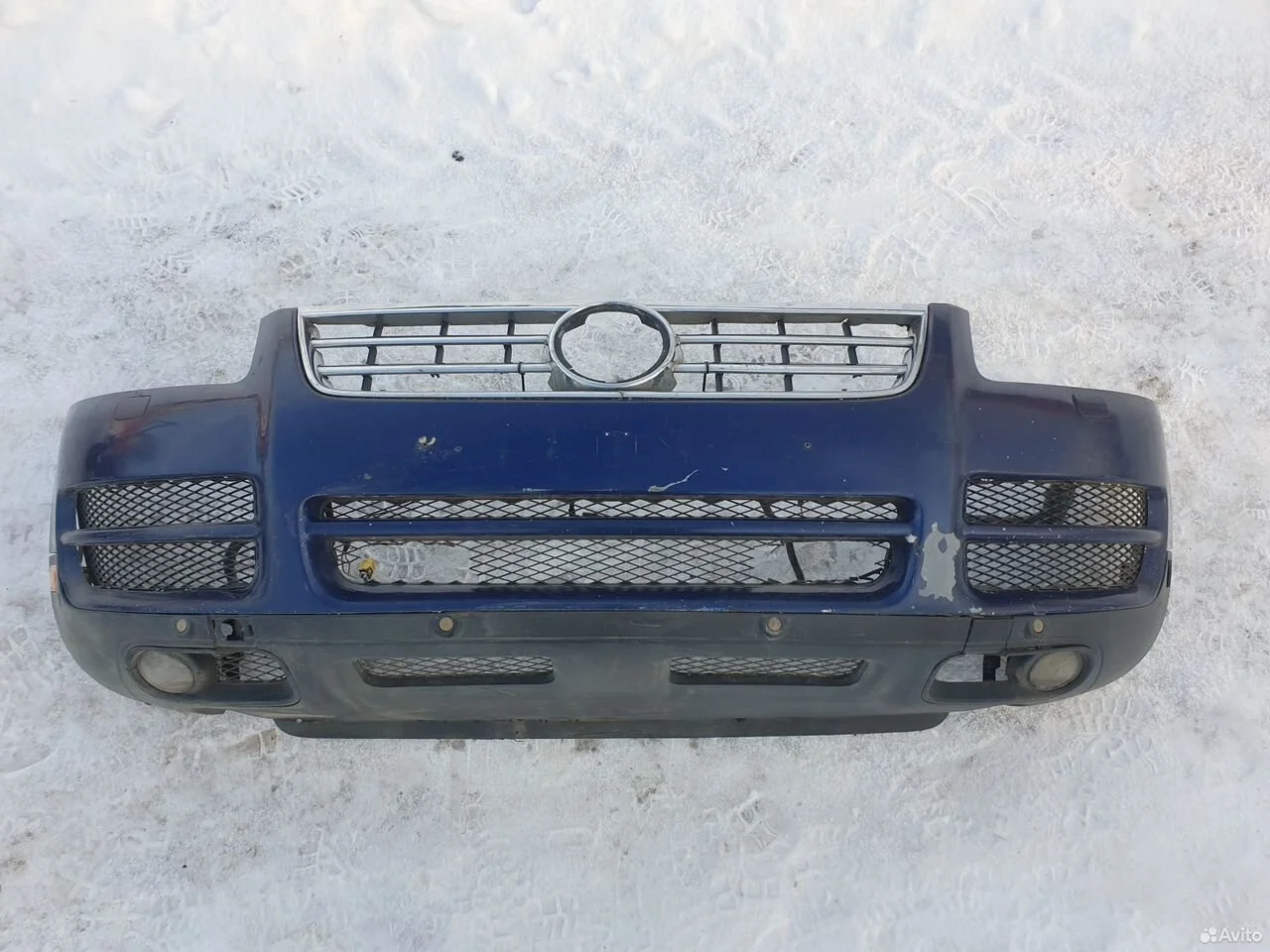Бампер передний в сборе touareg 1 туарег дорестайл