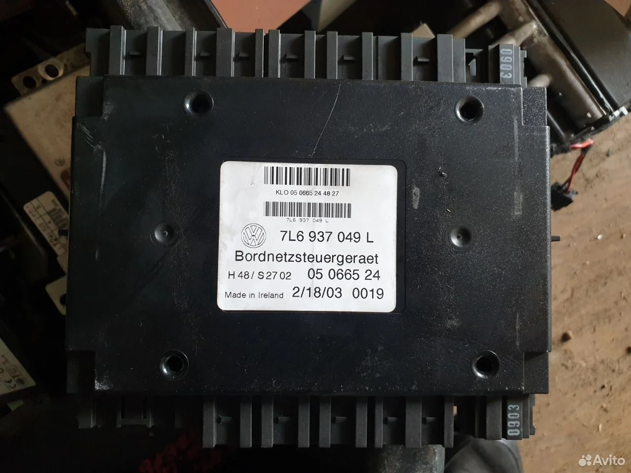 Блок комфорта vw touareg 5.0 v10 ayh 7l6937049l td