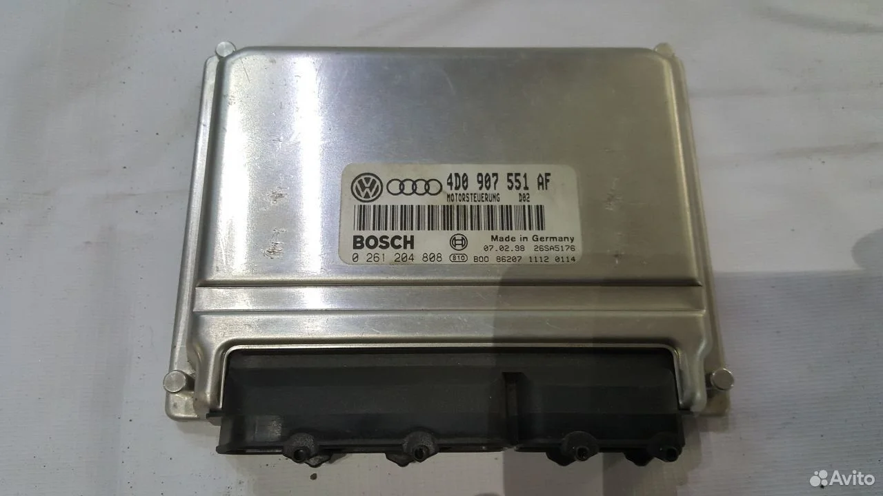 Блок управления двигателем audi a6 c5 4d0907551af