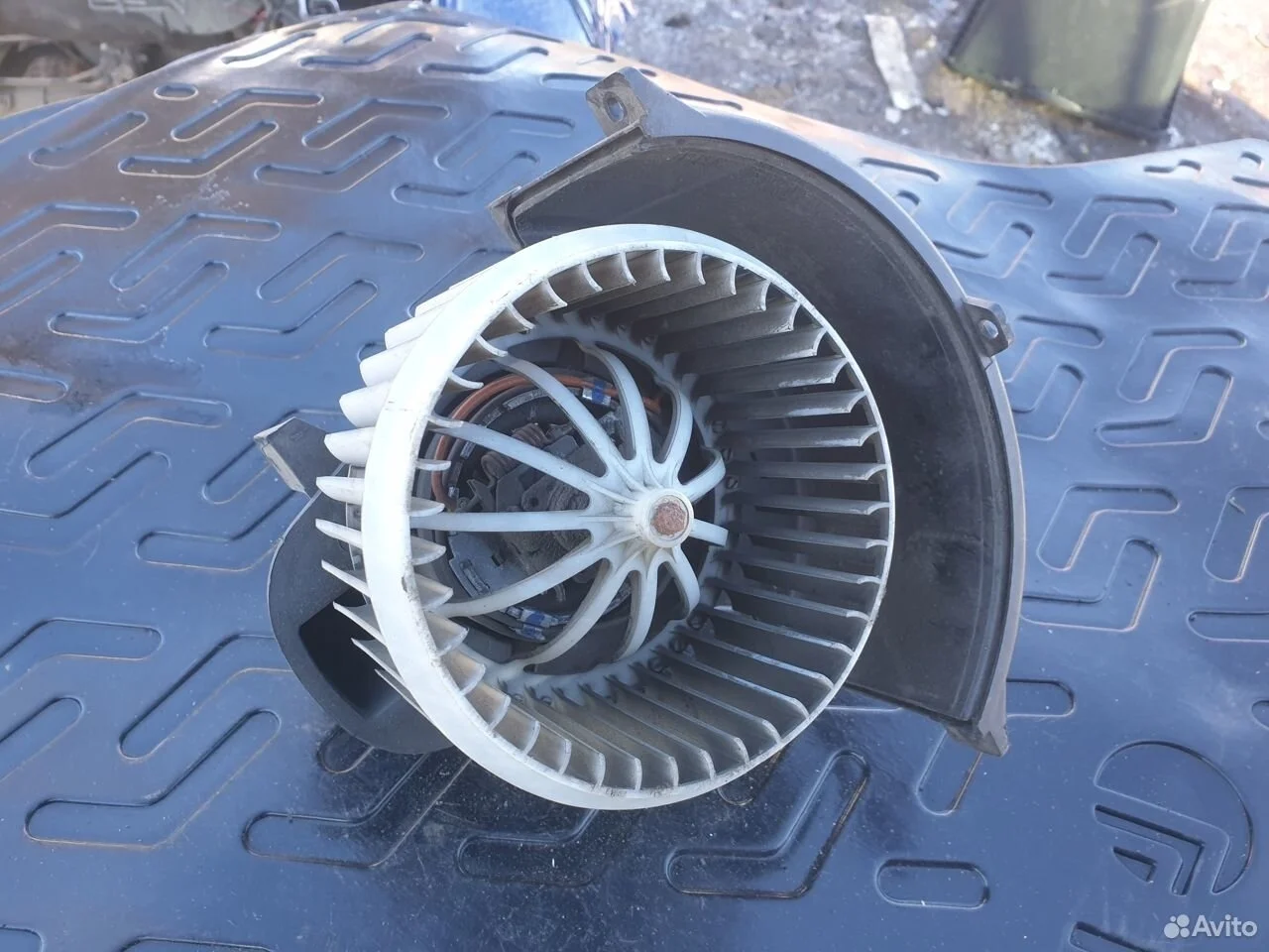 Моторчик отопителя печки porsche cayenne audi q7