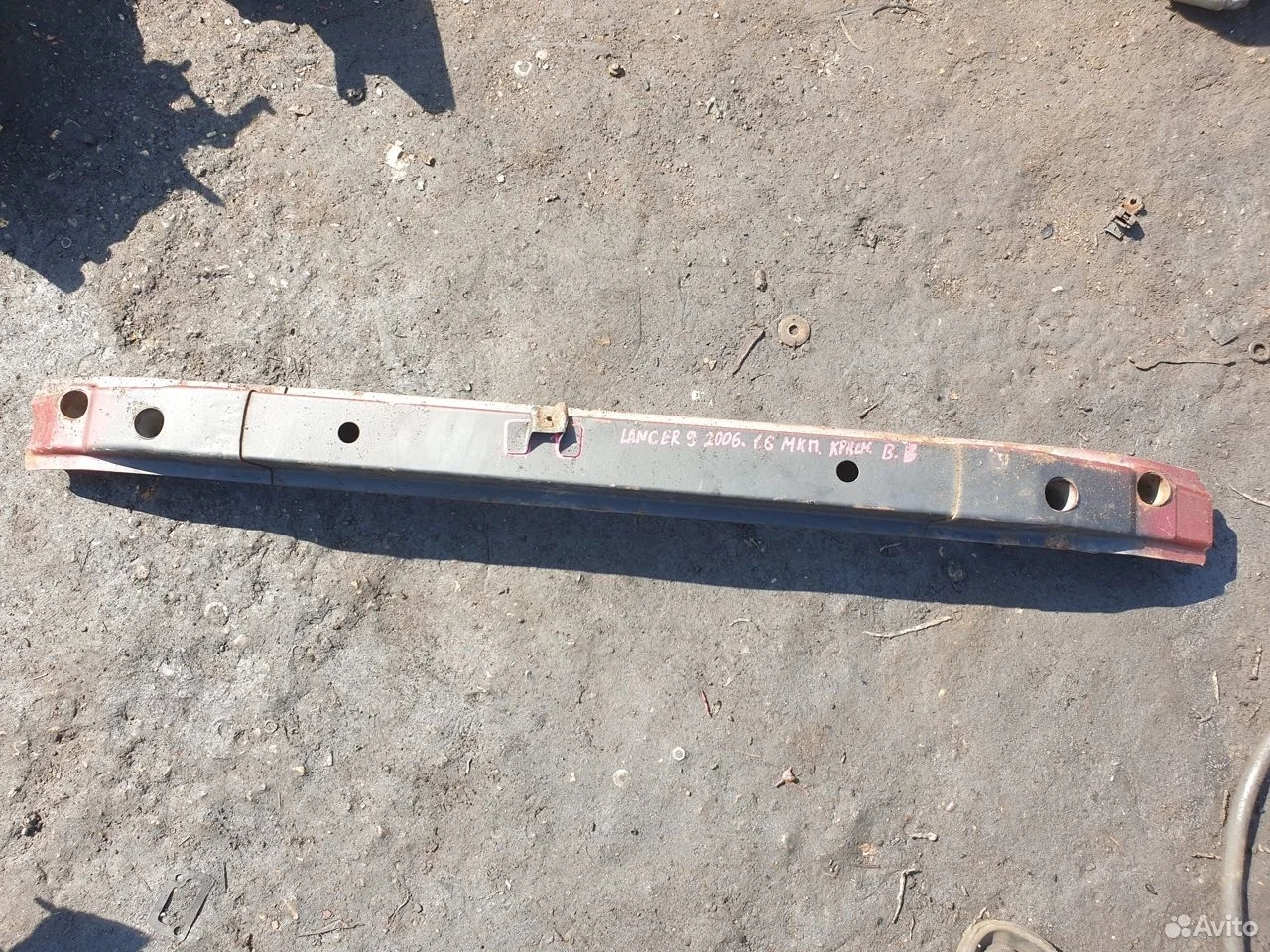 Усилитель переднего бампера mitsubishi lancer 9