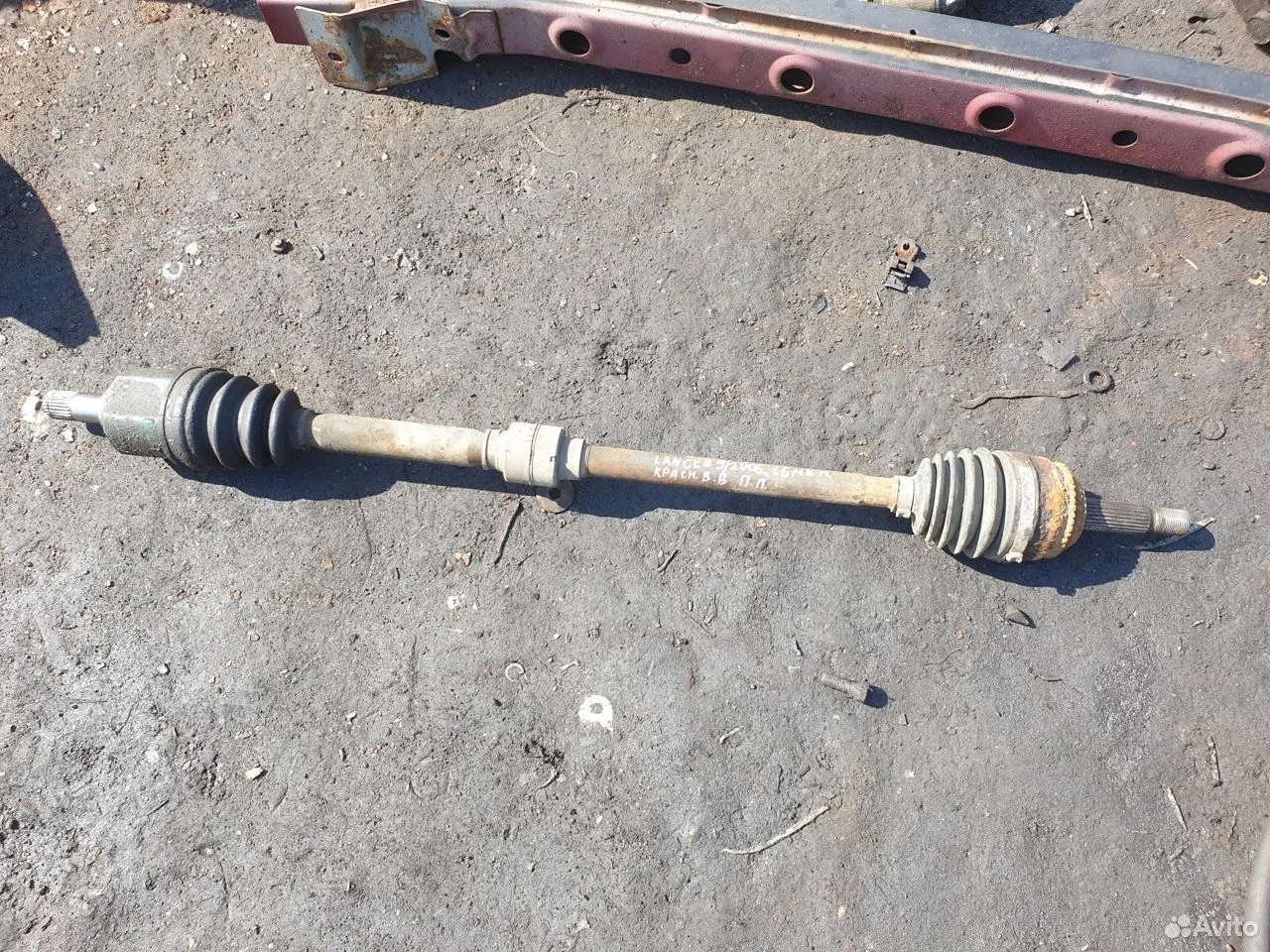 Полуось передняя правая mitsubishi lancer 9 1.6