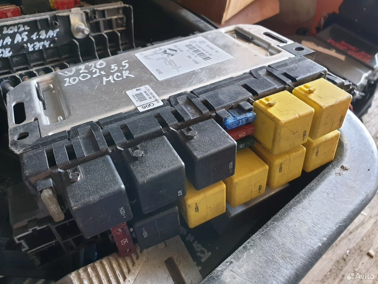 Передний левый sam блок мерседес w220 a0325458232