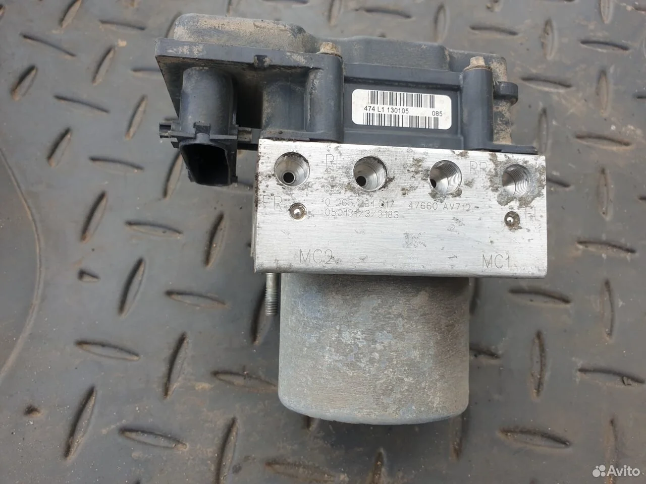 Блок abs nissan primera p12 примера 0265231317