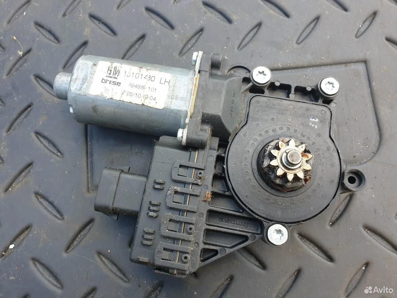 Мотор стеклоподъёмника перед левый opel astra h