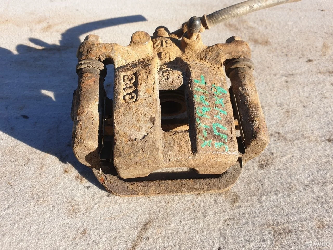 Суппорт тормозной задний правый nissan x-trail t30