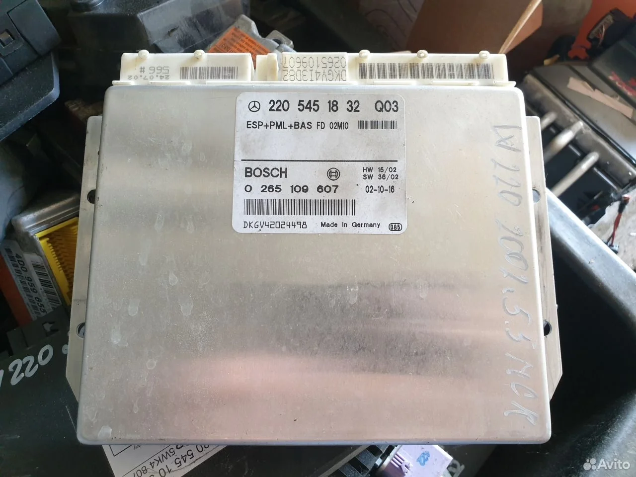 Блок esp pml bas mercedes s w220 a2205451832 220