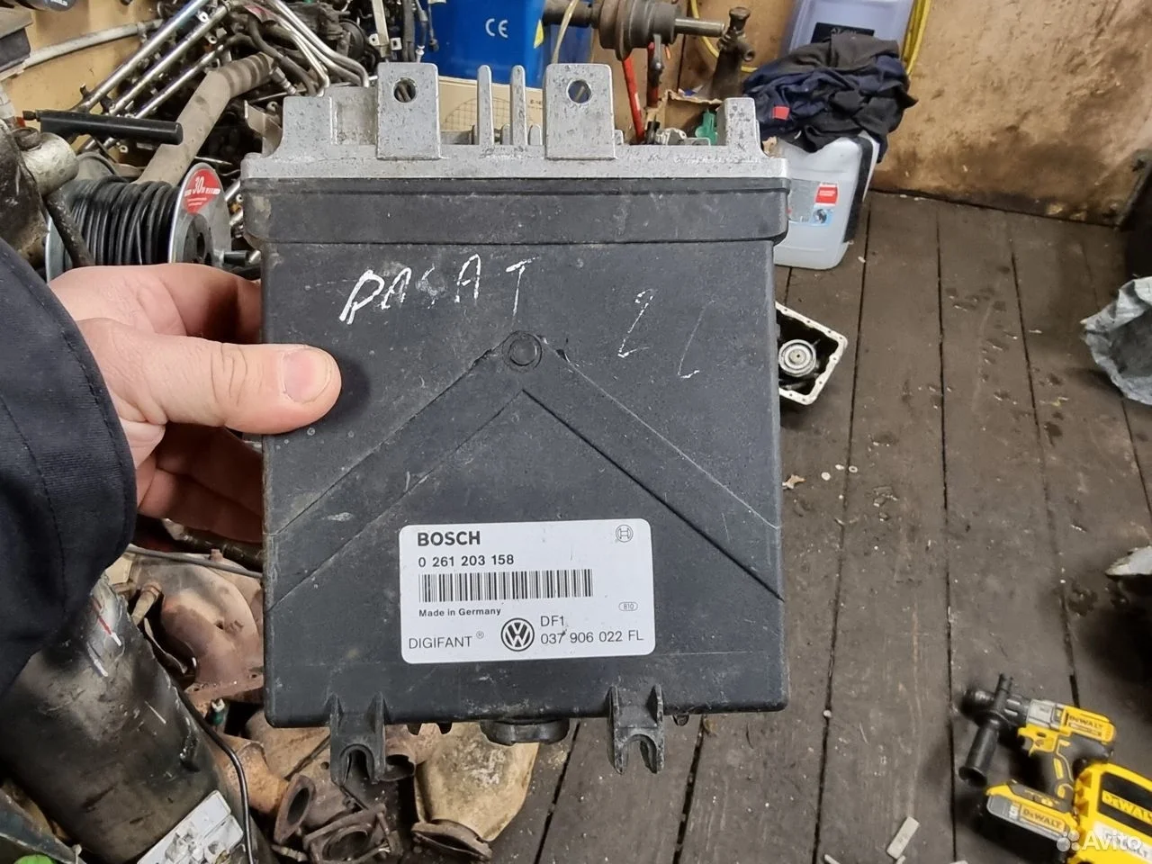 Блок управления двигателем vw b3 2e 037906022fl