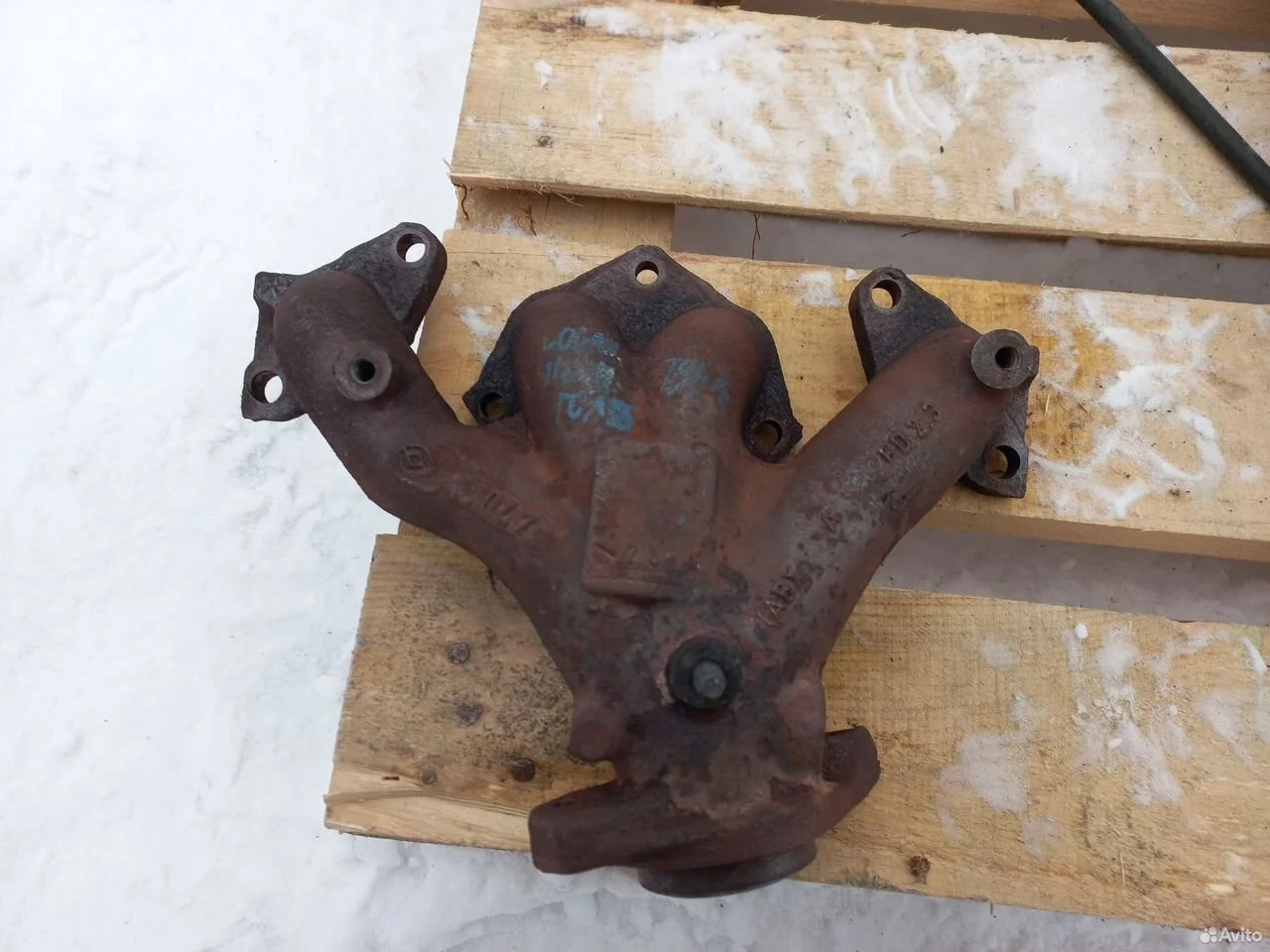 Коллектор выпускной renault logan рено логан 1.6