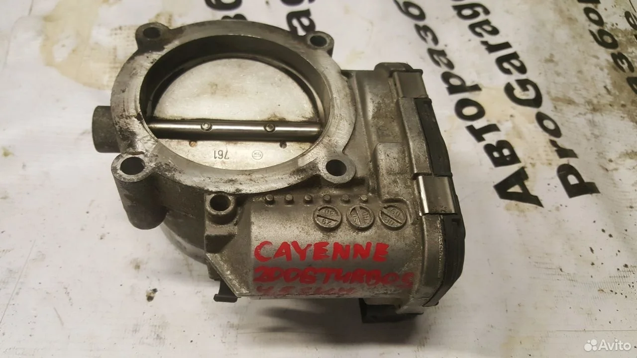Дроссельная заслонка cayenne turbo s 4.5 m48.50 м