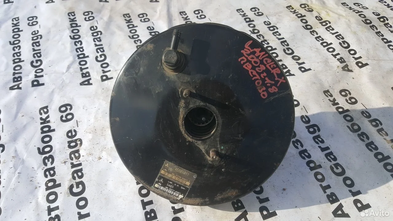 Вакуумный усилитель mitsubishi lancer x лансер 10