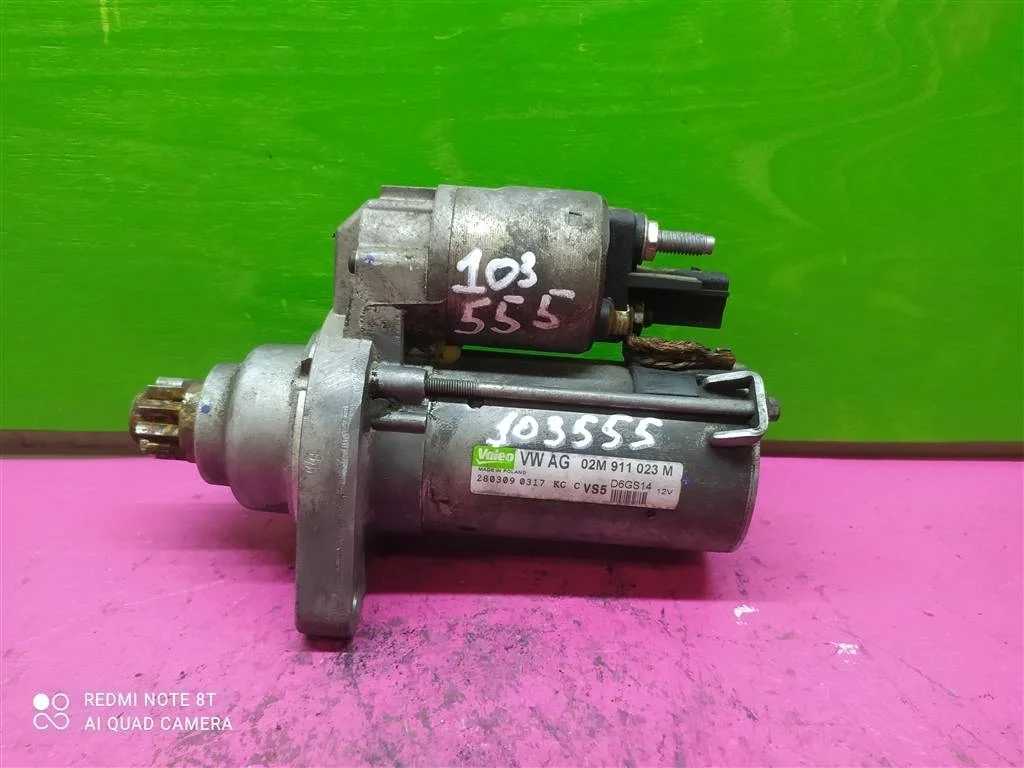 Стартер Passat B6 CC Tiguan Audi Q3 2,0 02M911023M
