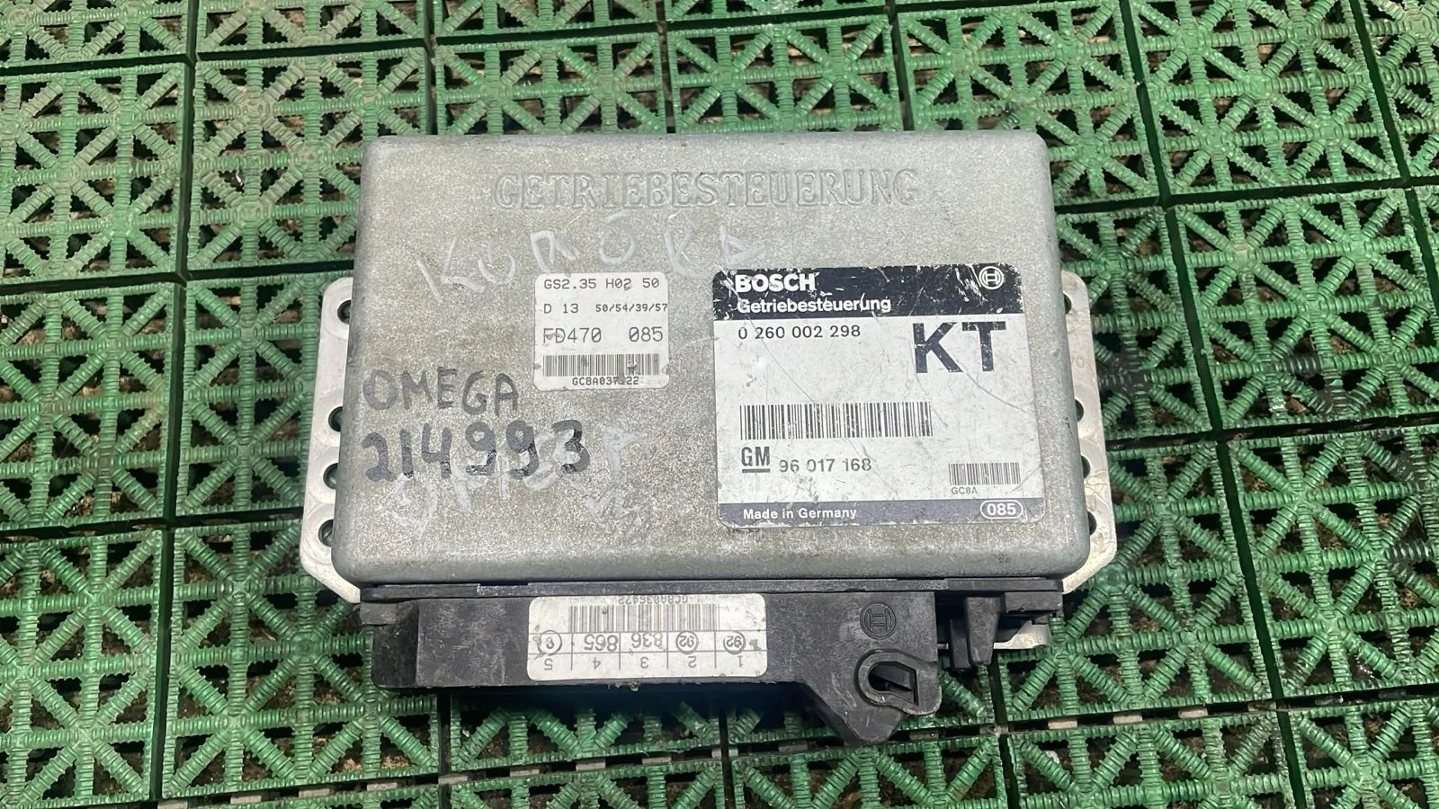 Блок управления коробки автомат АКПП OPEL OMEGA B  б/у OMEGA B(1994-2003)