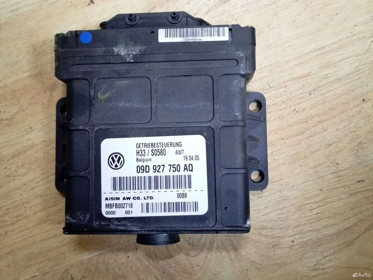 Блок управления акпп vw touareg 09d927750aq