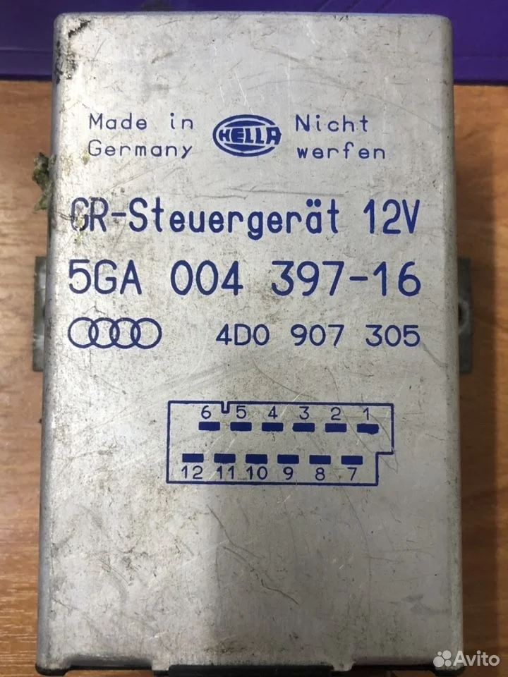 Блок управления круиз контролем audi