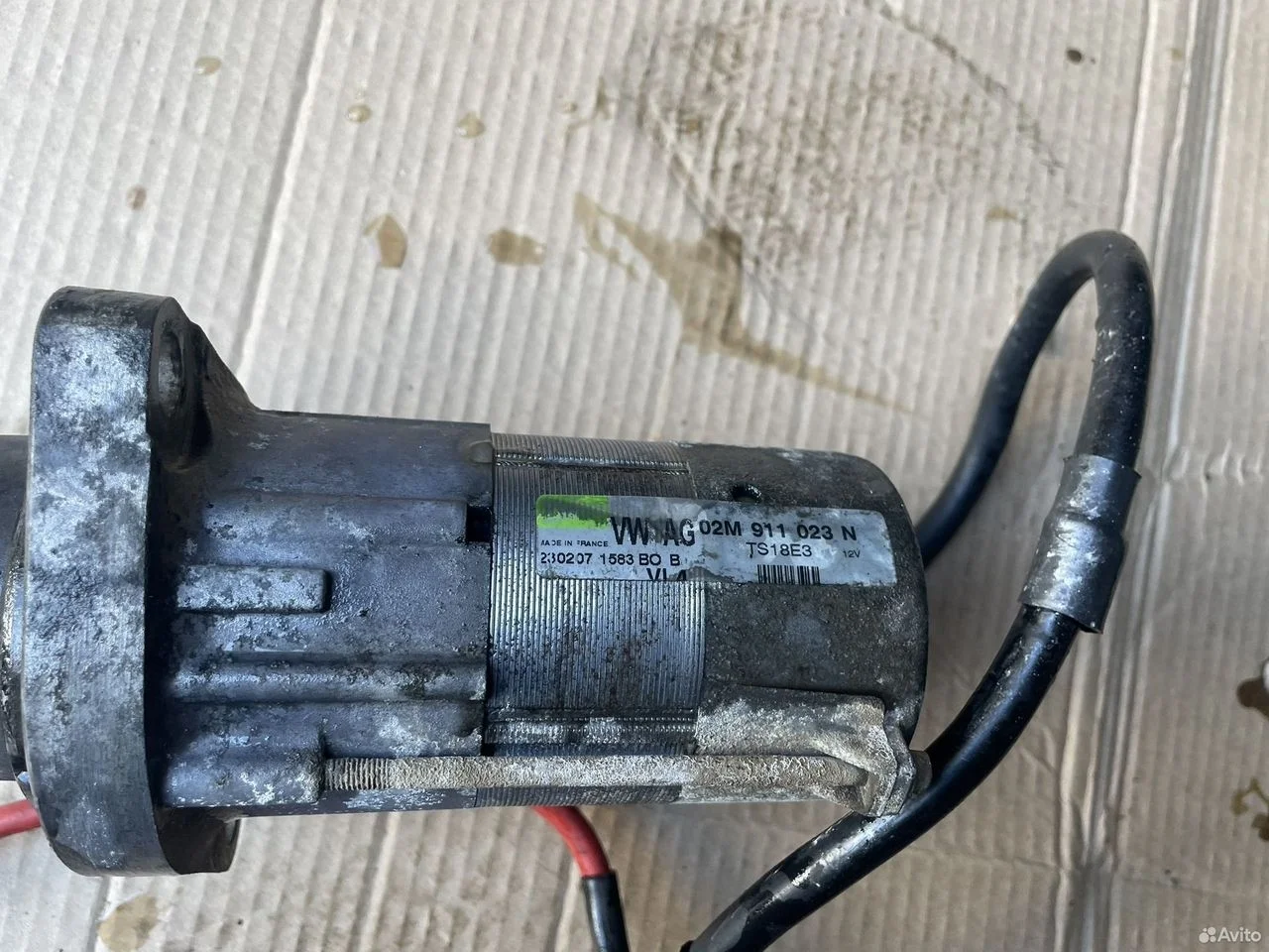 Стартер audi, volksvagen 02m911023n
