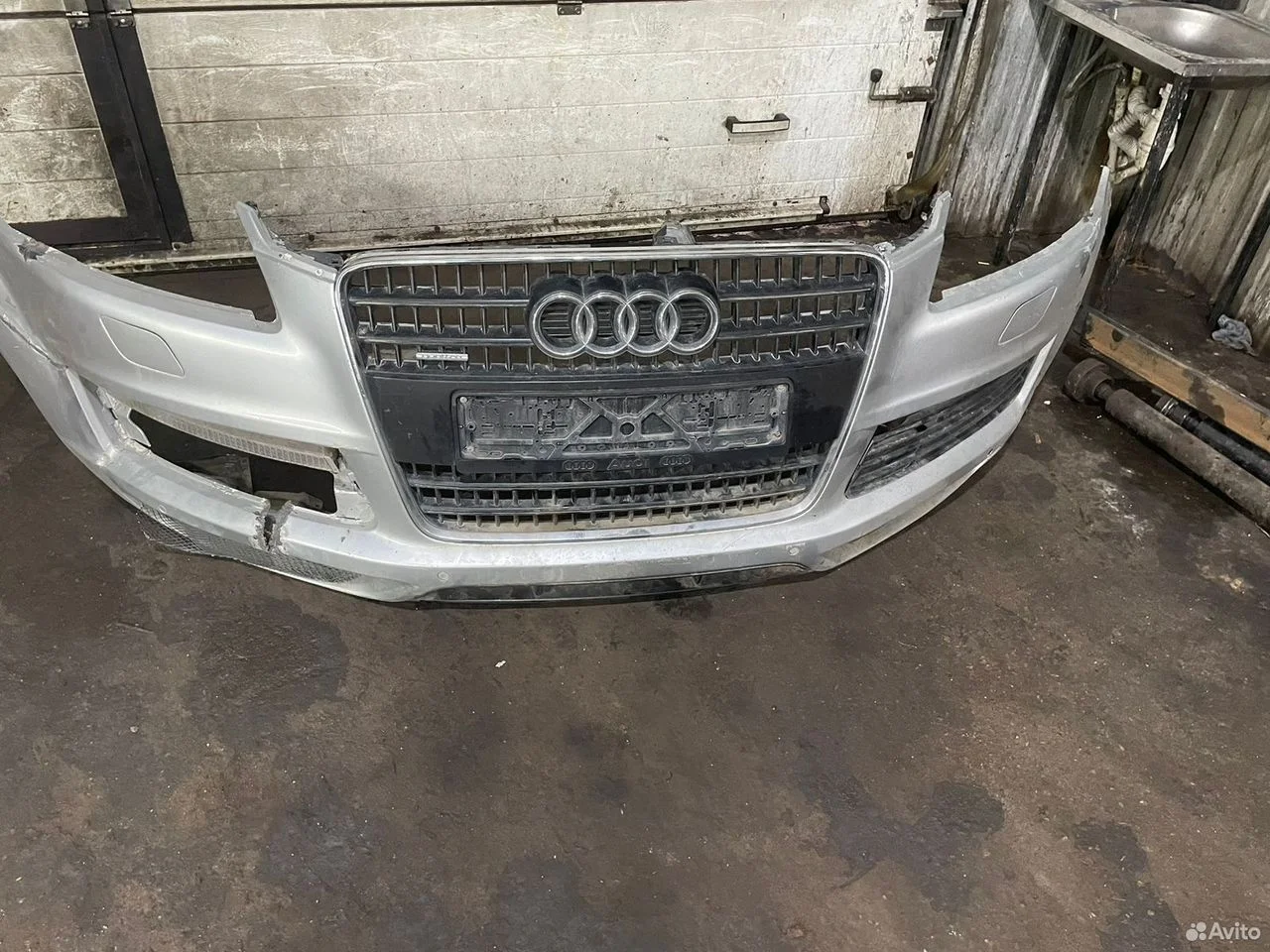 Передний бампер audi q7 4l