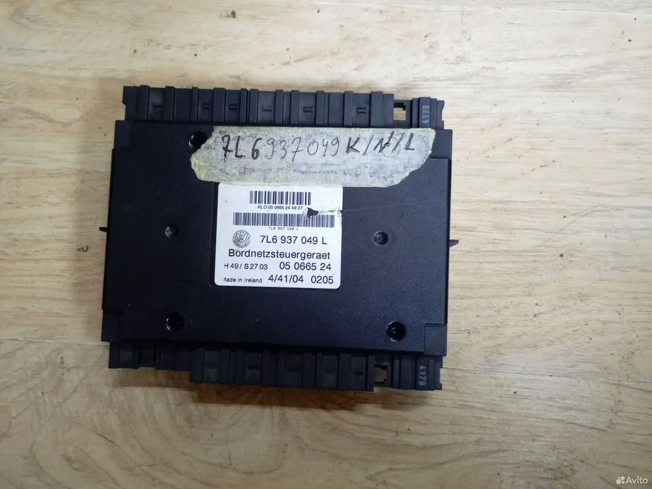 Блок комфорта vw touareg 7l6937049l