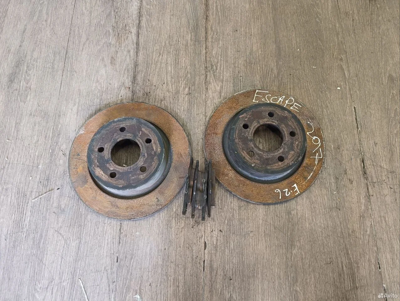 Диск тормозной задний ford kuga 2 дорестайлинг