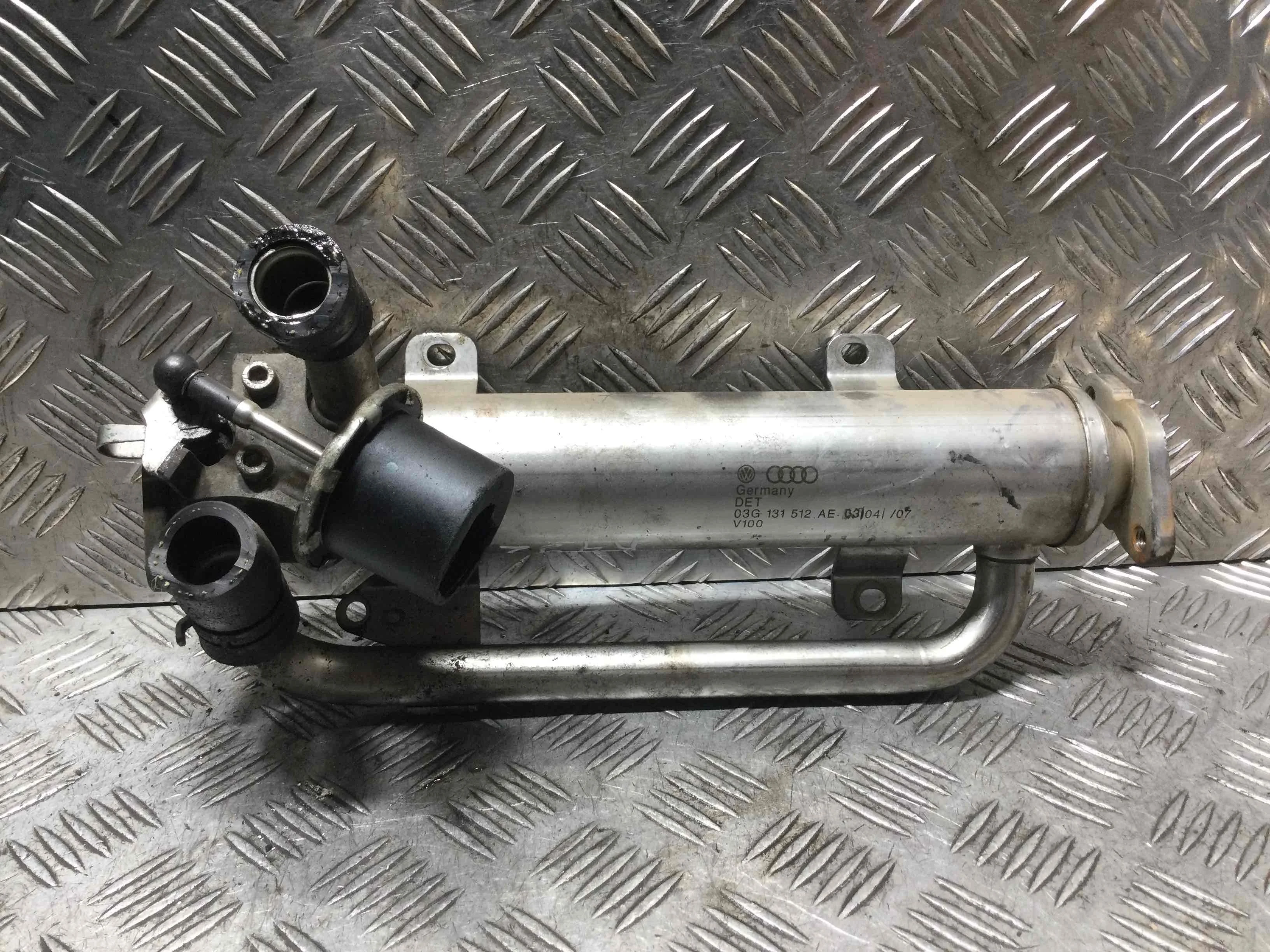 Радиатор EGR SEAT Leon 2 поколение (2005-2009) дизель 2.0 TDI Механика Х/б