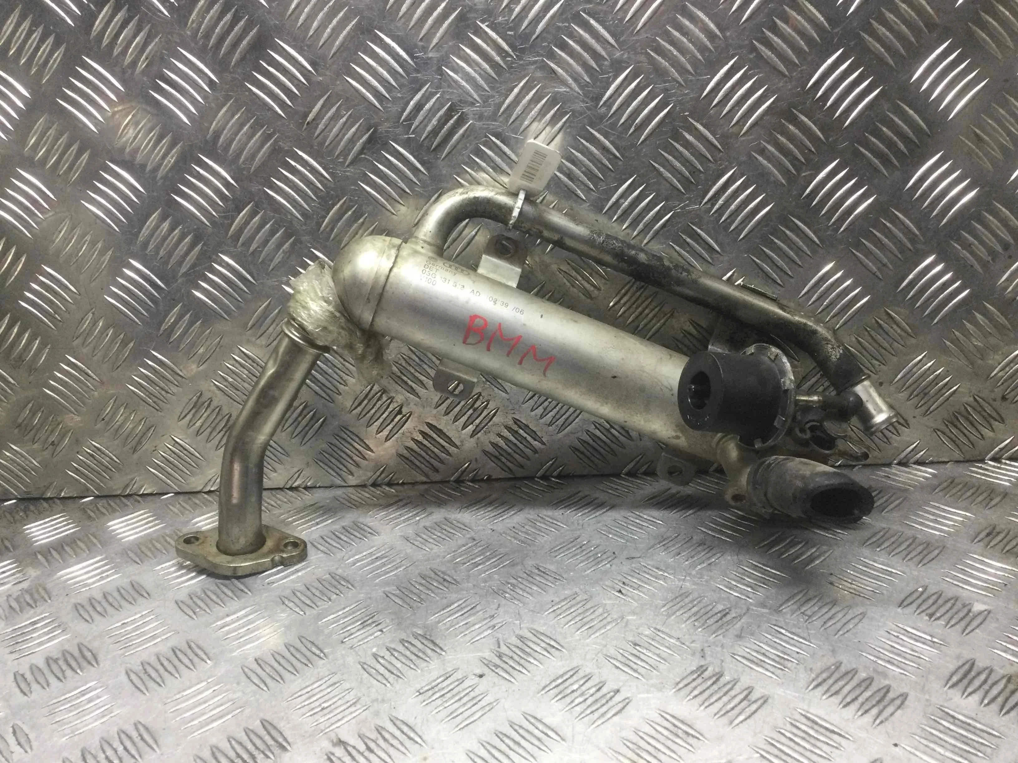 Радиатор EGR Volkswagen EOS 1 поколение 2006 - 2010 дизель 2.0 DTI Механика Х/б