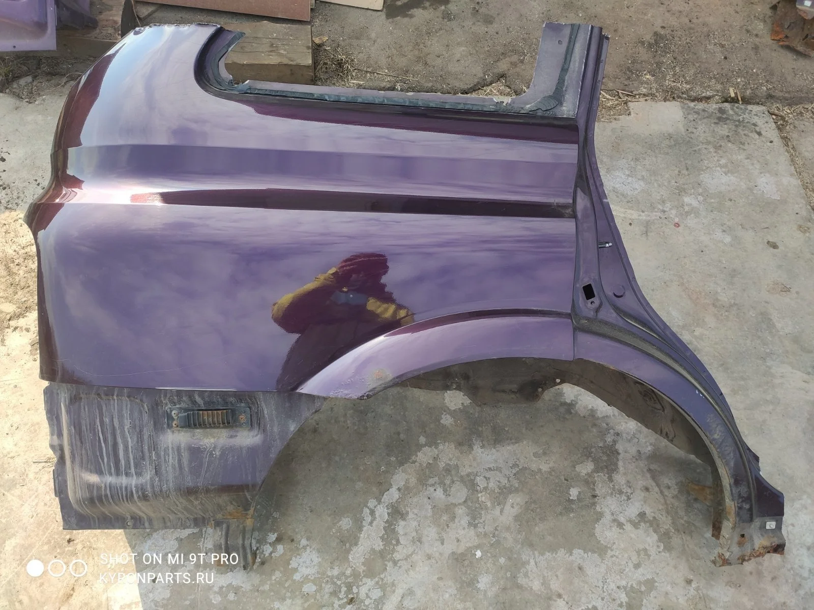Крыло четверть SsangYong Kyron 2007 D100