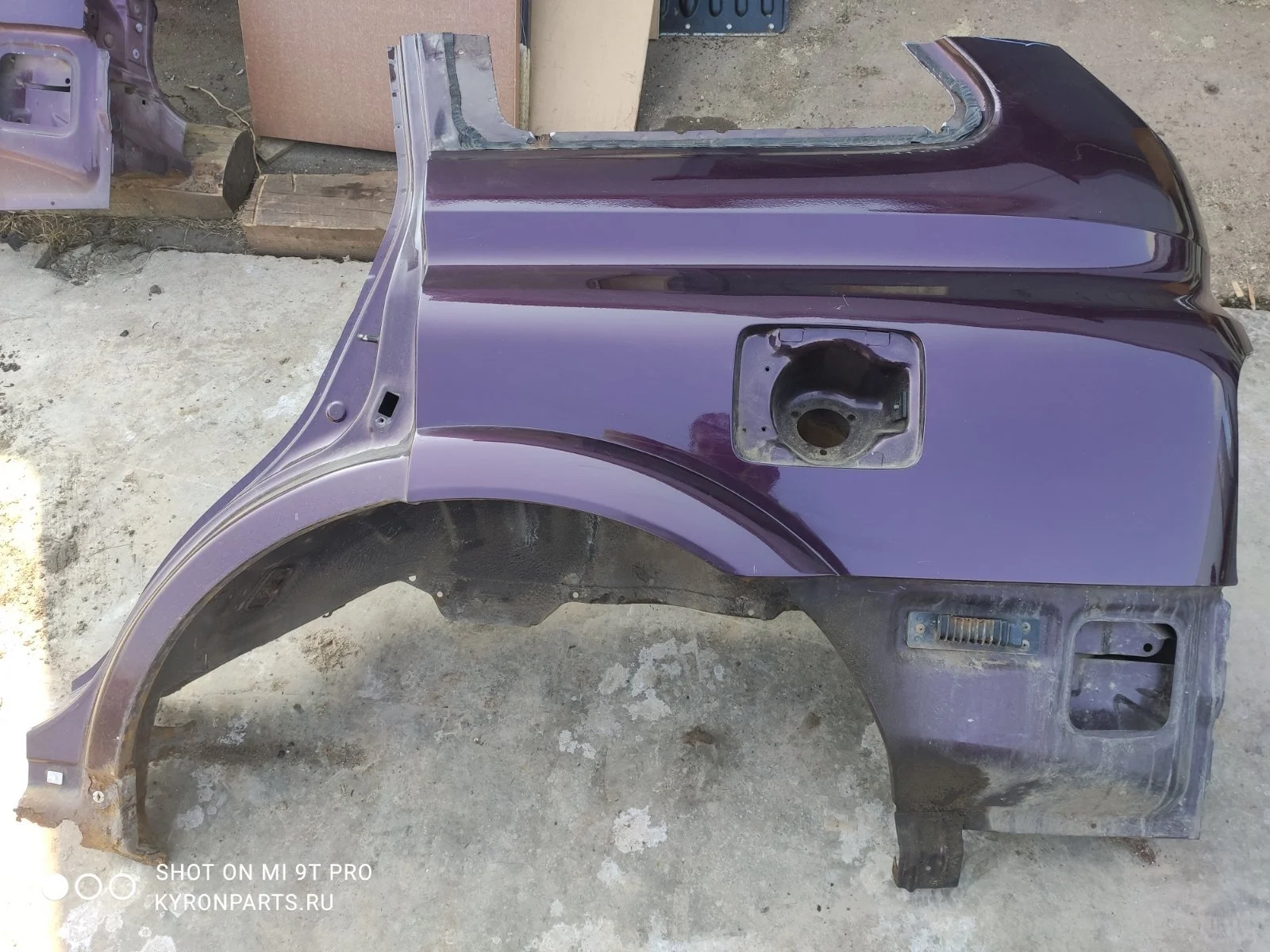 Крыло четверть SsangYong Kyron 2007 D100