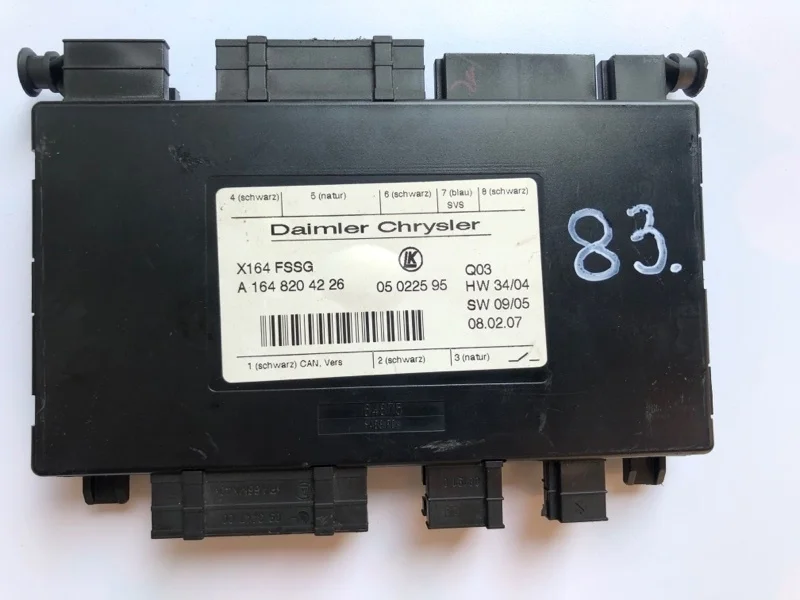 Блок управления подушек безопасности Mercedes-Benz GL-Class W164
