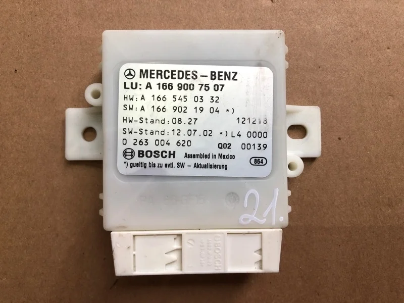 Блок управления парктроником Mercedes-Benz -Class 2013 W166