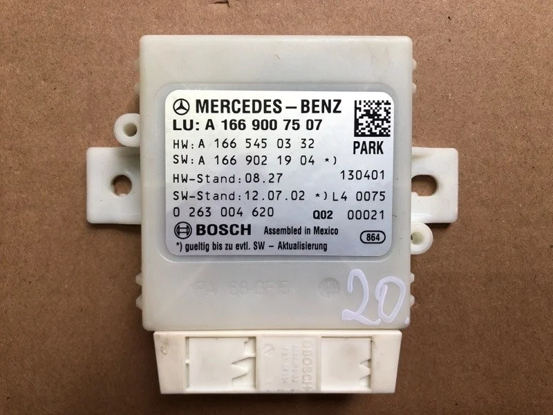 Блок управления парктроником Mercedes-Benz -Class 2013 W166