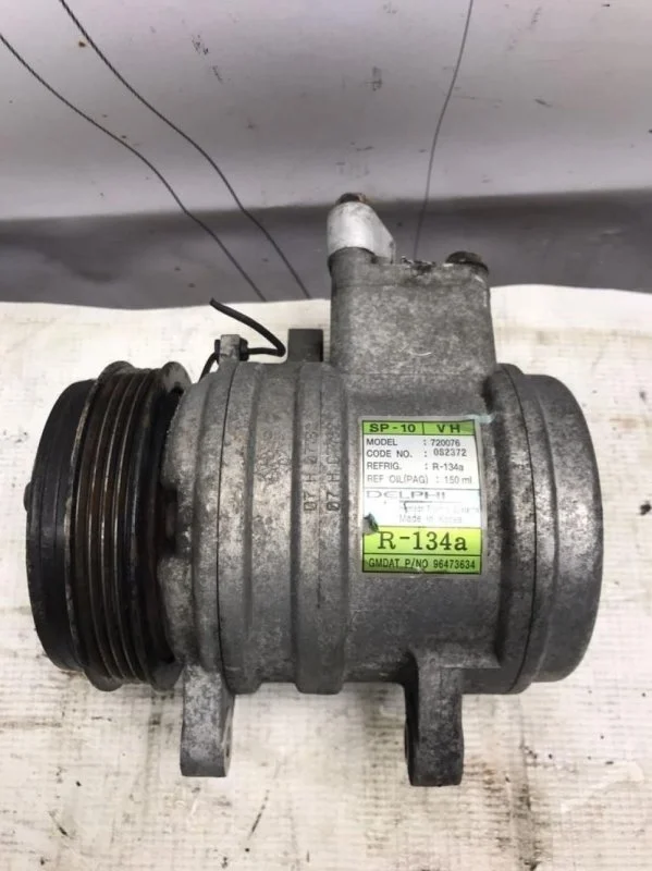 Компрессор кондиционера Chevrolet Aveo I 2003—2008 96539388 B12S1