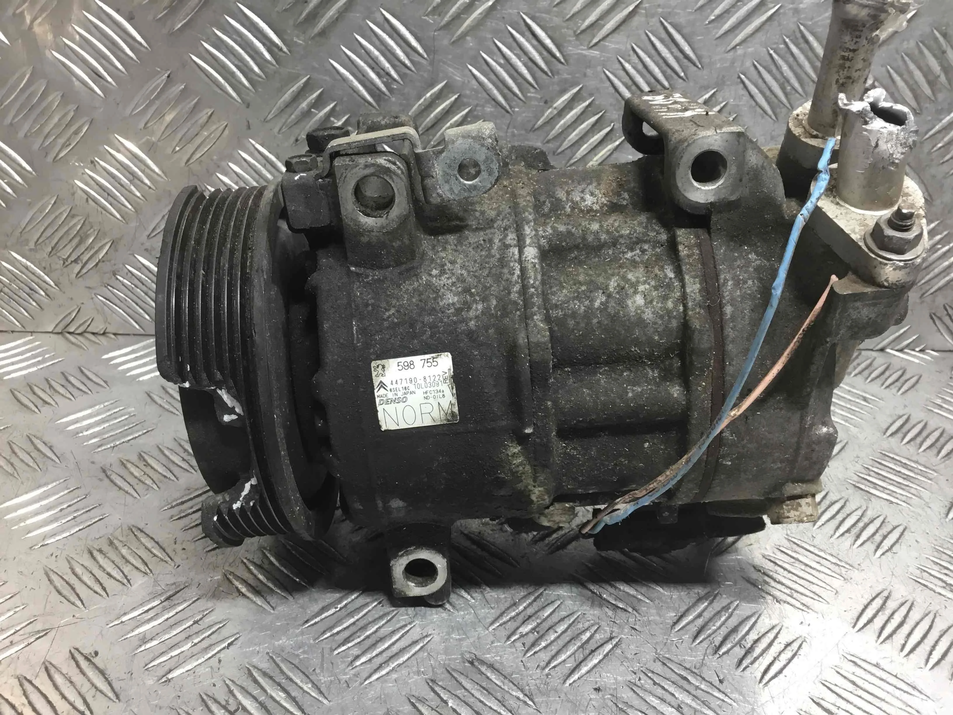 Компрессор кондиционера Peugeot 3008 1 поколение (2010-2013) бензин 1.6 i Механика