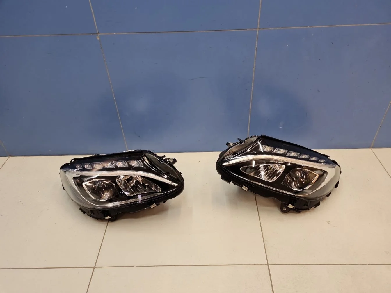 Комплект фар для Mercedes C-klasse W205 2014-