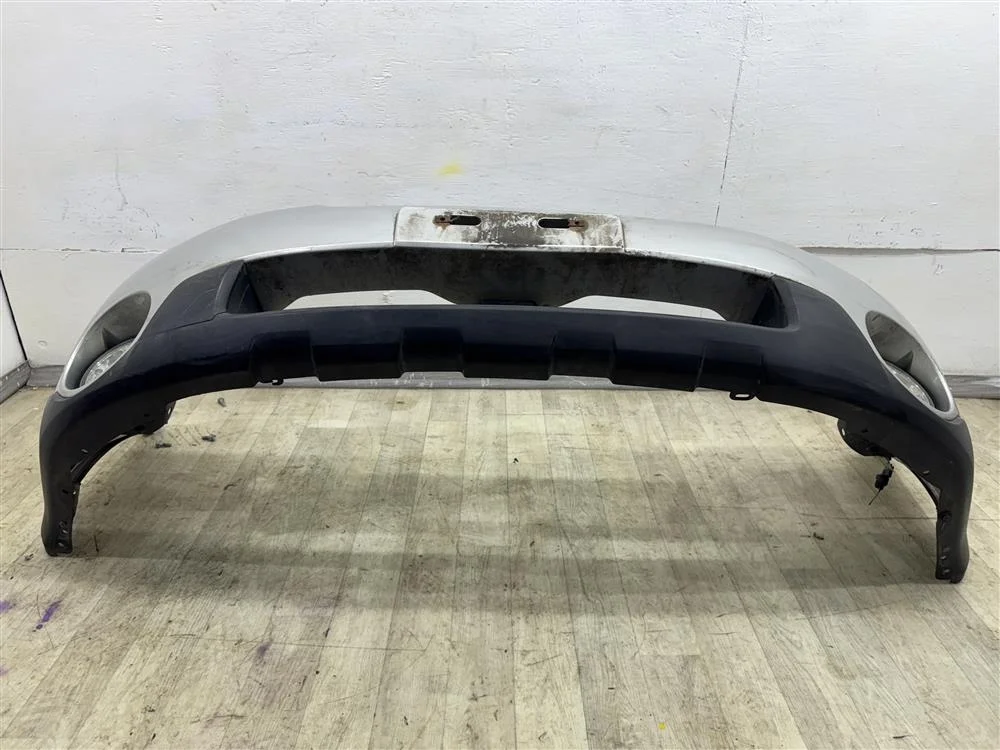 Бампер FRONT OBK 03-05 в сборе с противотуманками, заглушка крюка серебро