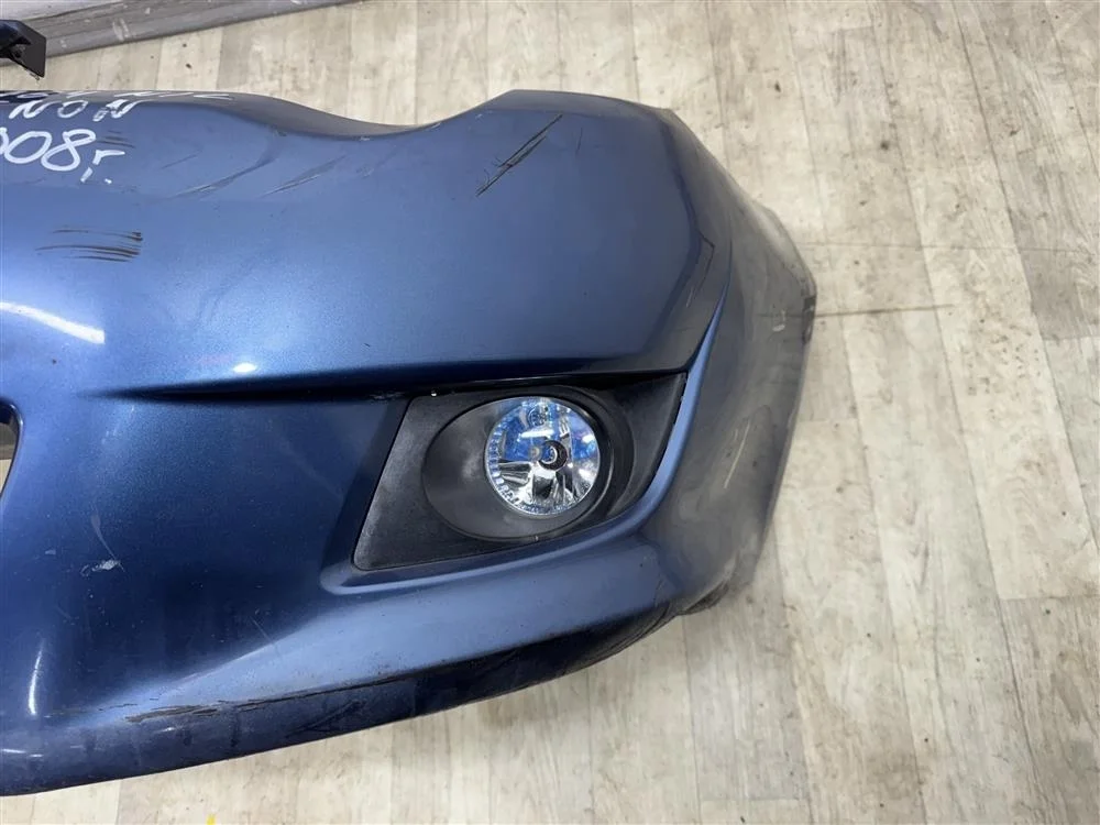 Бампер FRONT SEDAN 06-09 в сборе с противотуманками, накладками противотуманок и заглушкой крюка алантик блю (64Z)