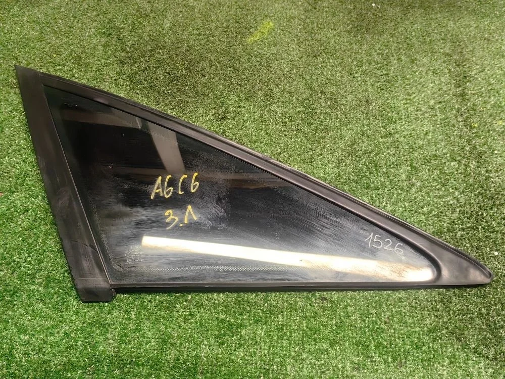 Стекло двери задней левой (форточка) Audi A6 C6