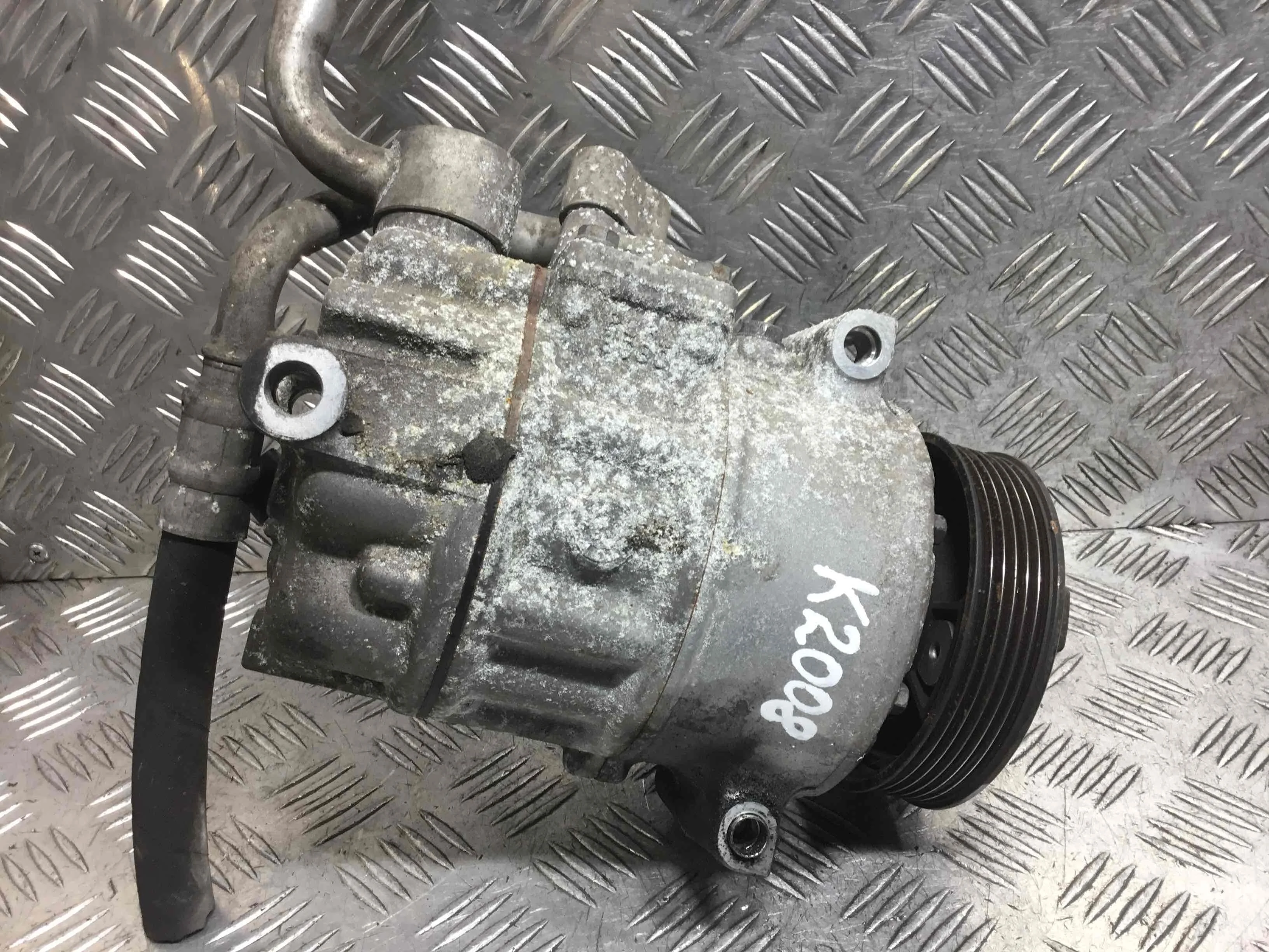 Компрессор кондиционера Volkswagen Golf 5 поколение (2004-2009) дизель 1.9 TDI Механика Х/б