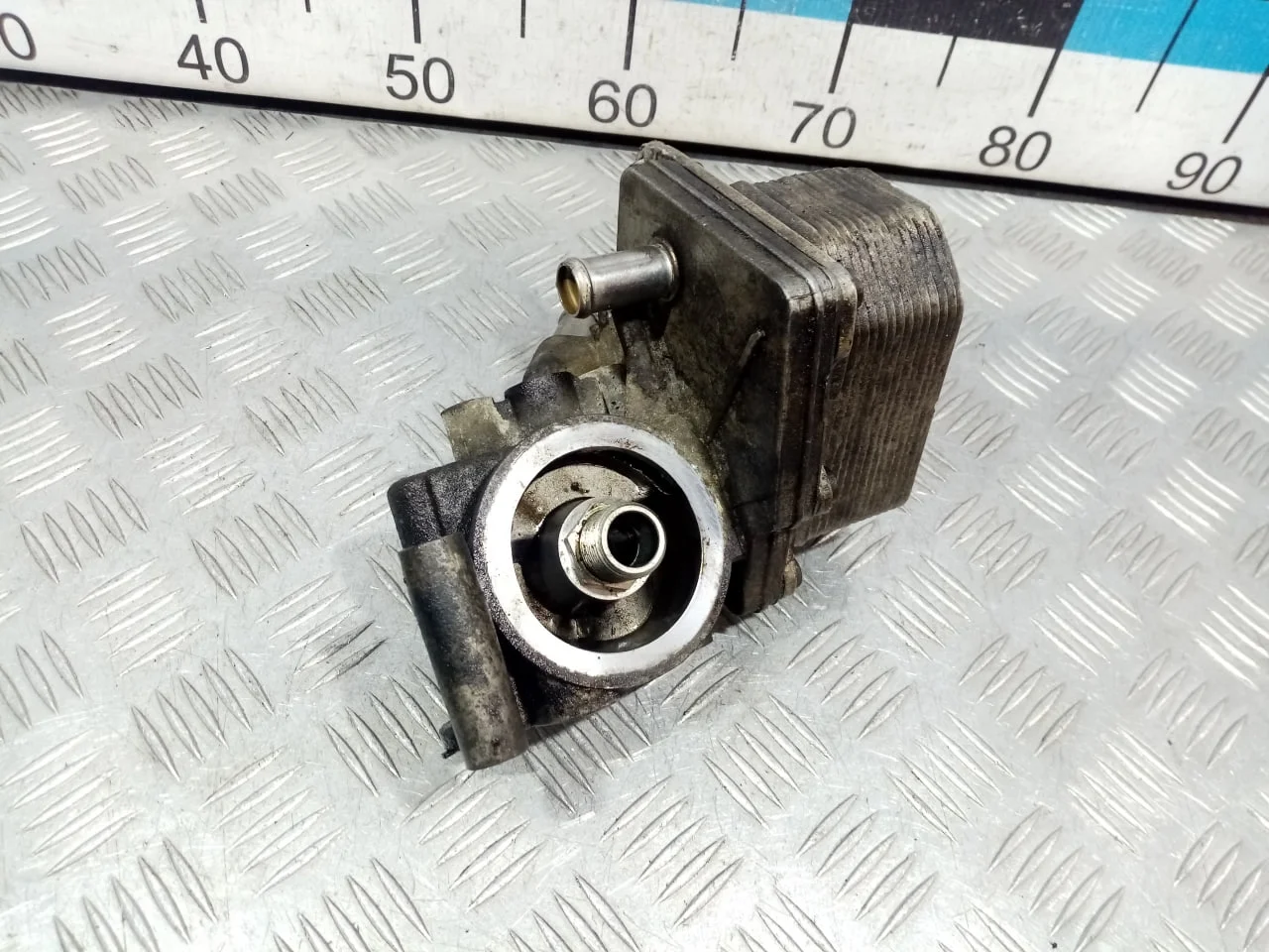 [Б/У] Кронштейн масляного фильтра Transit [Код: 00592089 ]