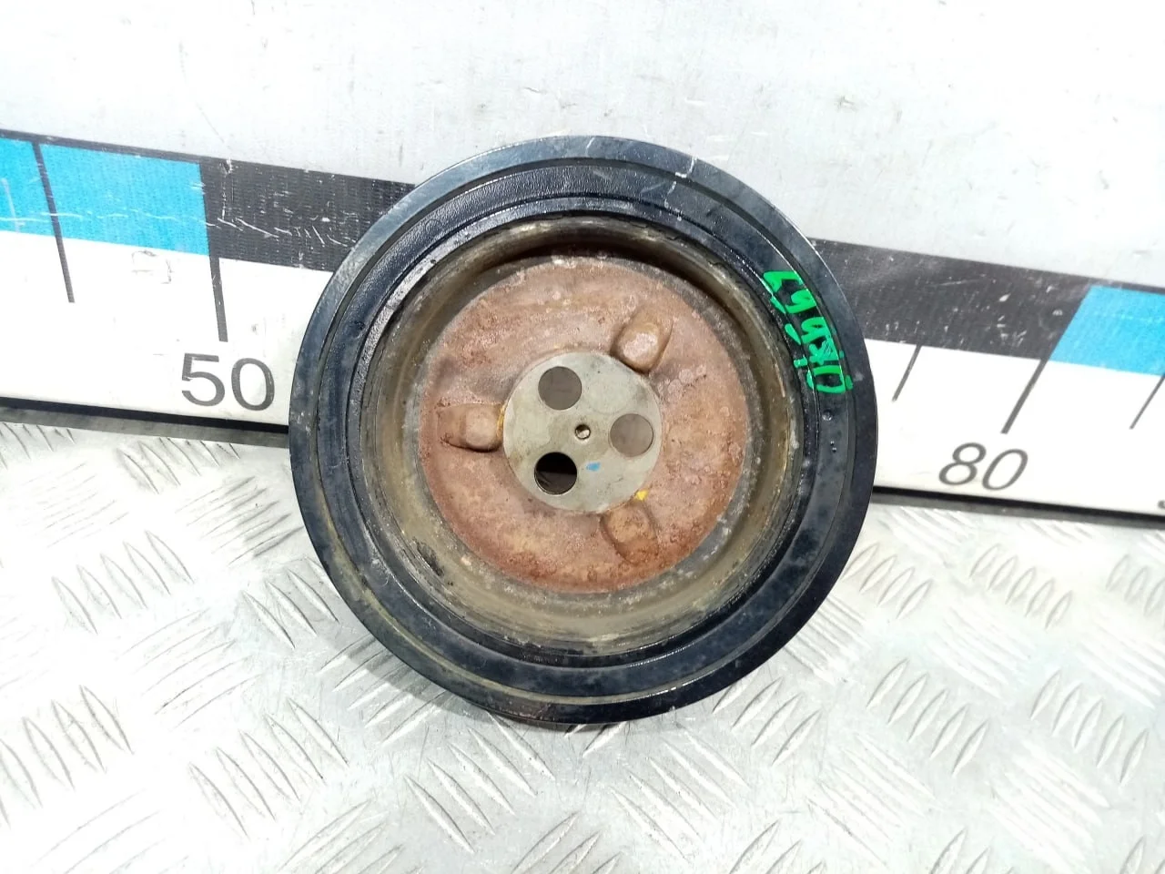 [Б/У] Шкив коленвала Transit Ducato Jumper - Небольшой скол [Незначительные дефекты] [Код: 00591455 ]