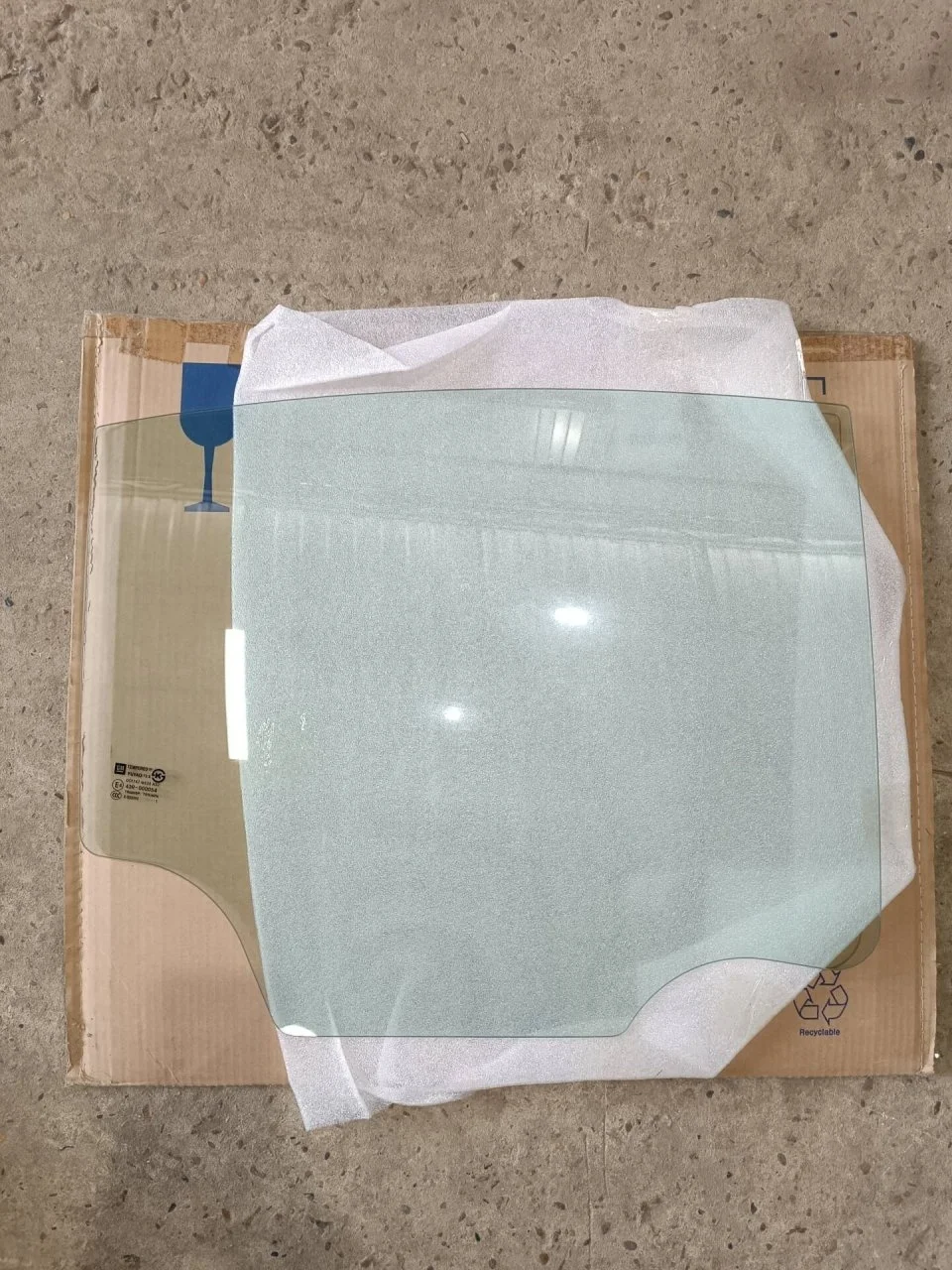 Стекло двери Chevrolet Cruze 2009-2012 96833086, заднее правое