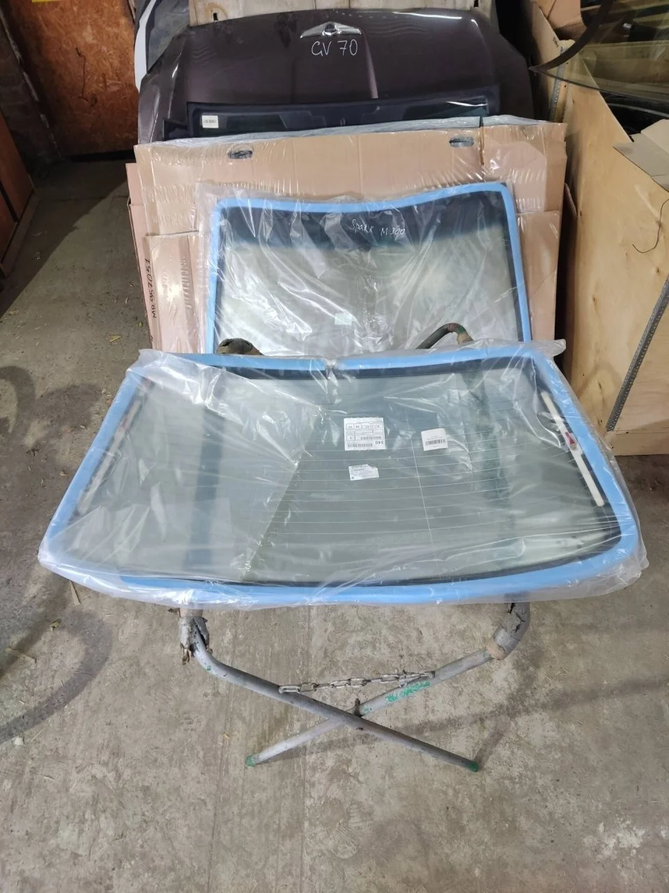 Стекло Chevrolet Aveo T250 2006-2012 96648483 T250, заднее