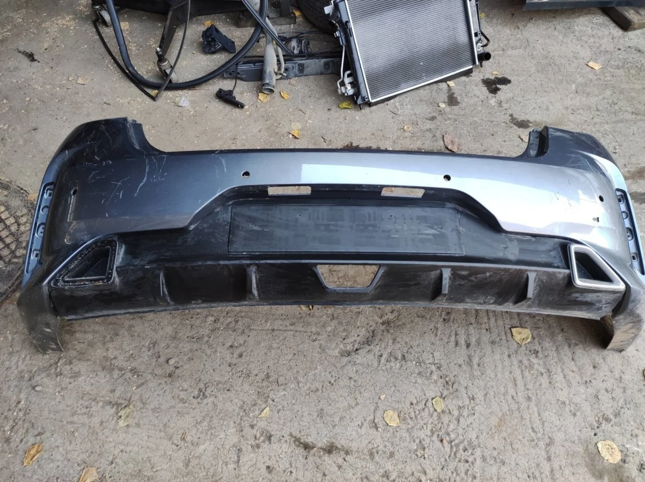 Бампер Kia Rio 4 86611H0700, задний