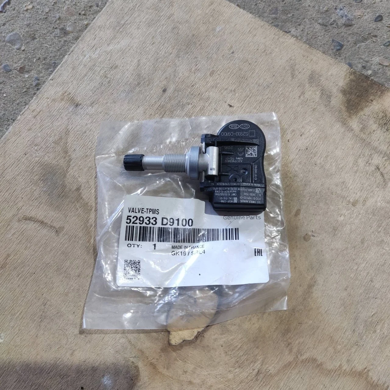 Датчик давления в шине Kia Sportage 4 52933D9100